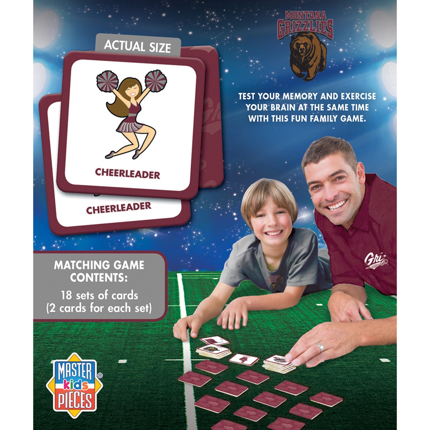 Montana Grizzlies Memory Match Game - Sports Gifts, Sports Memorabilia, Sports Collectibles, Fan Shop