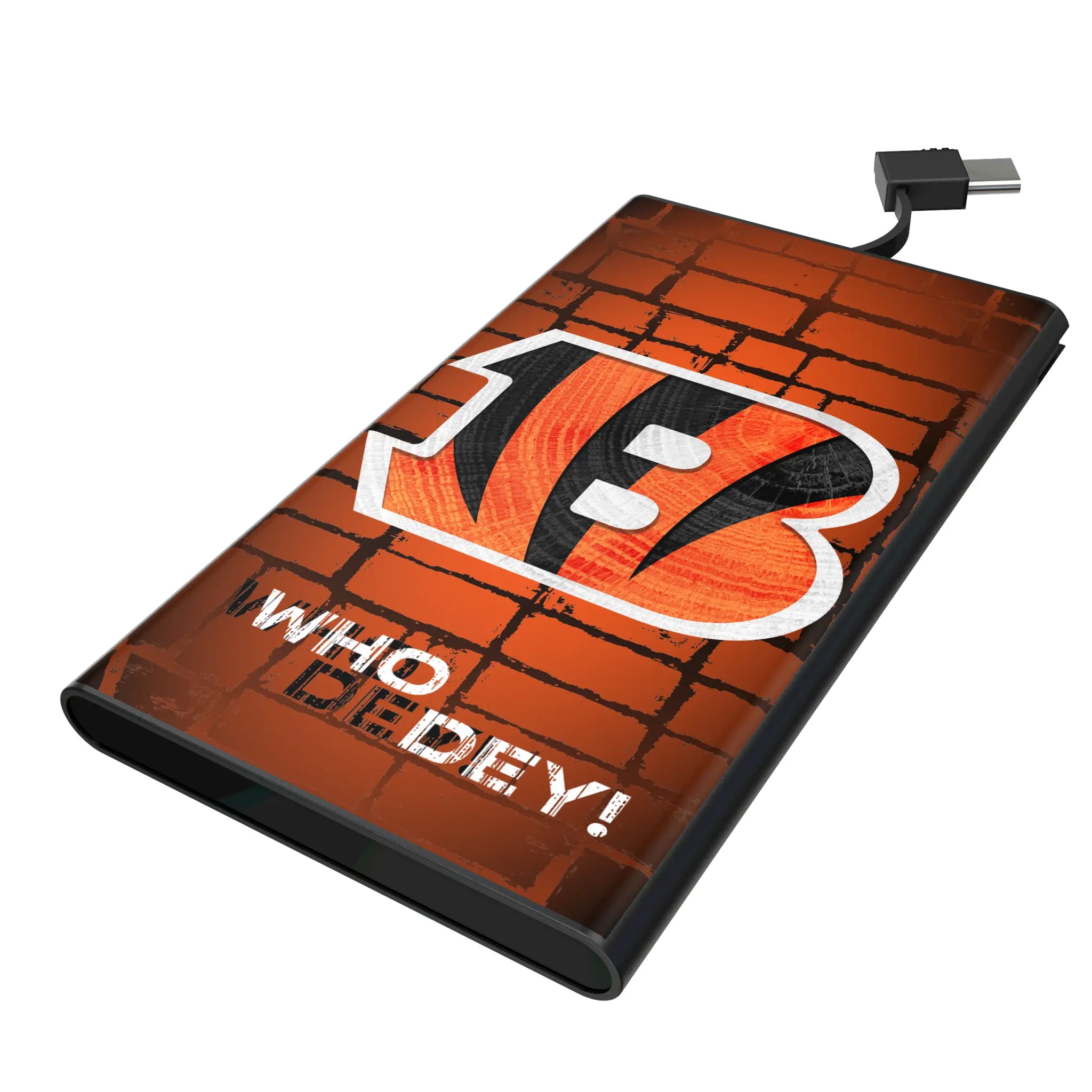 Cincinnati Bengals Brick 5000mAh Flat Powerbank