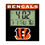 Cincinnati Bengals Color Block Wall Clock