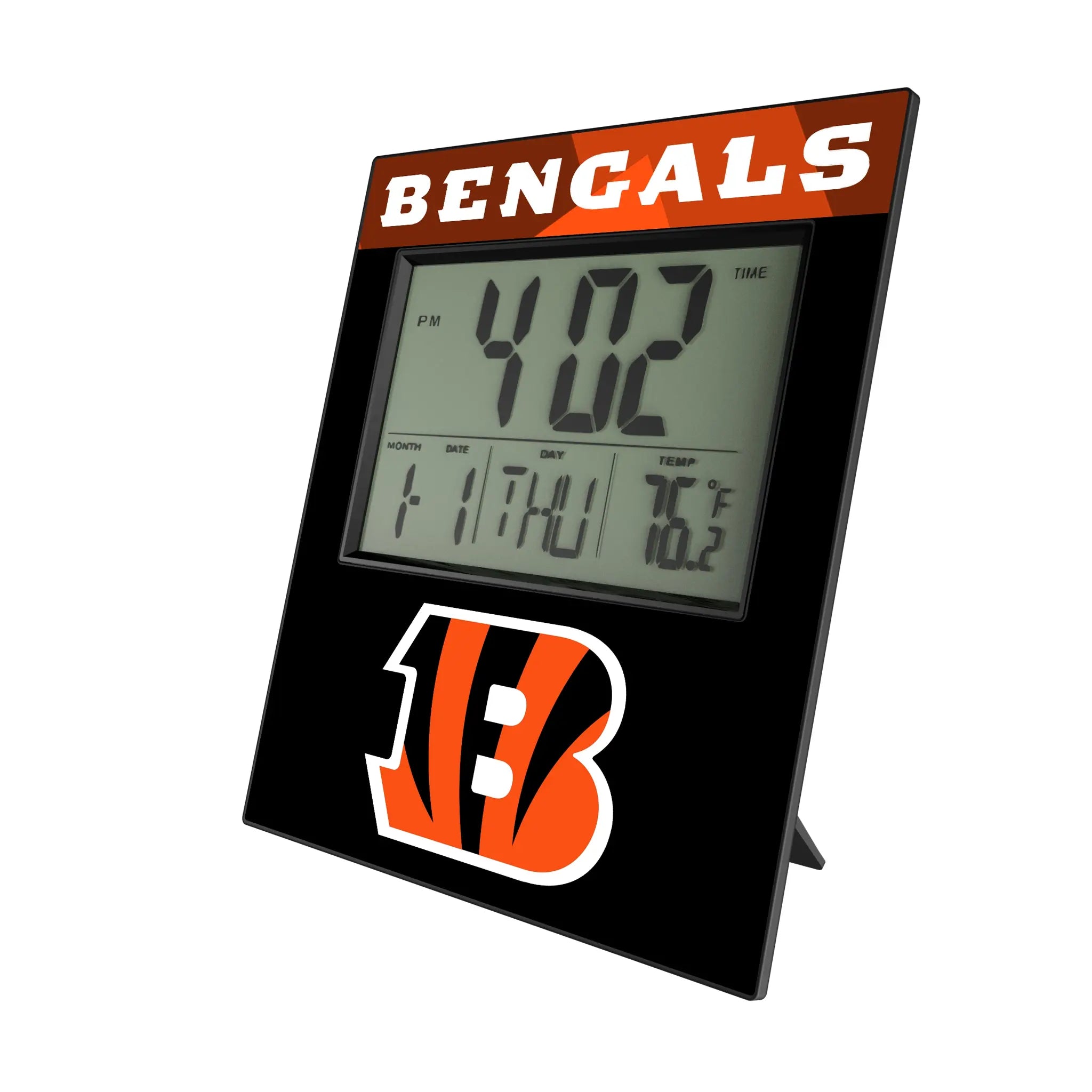 Cincinnati Bengals Color Block Wall Clock