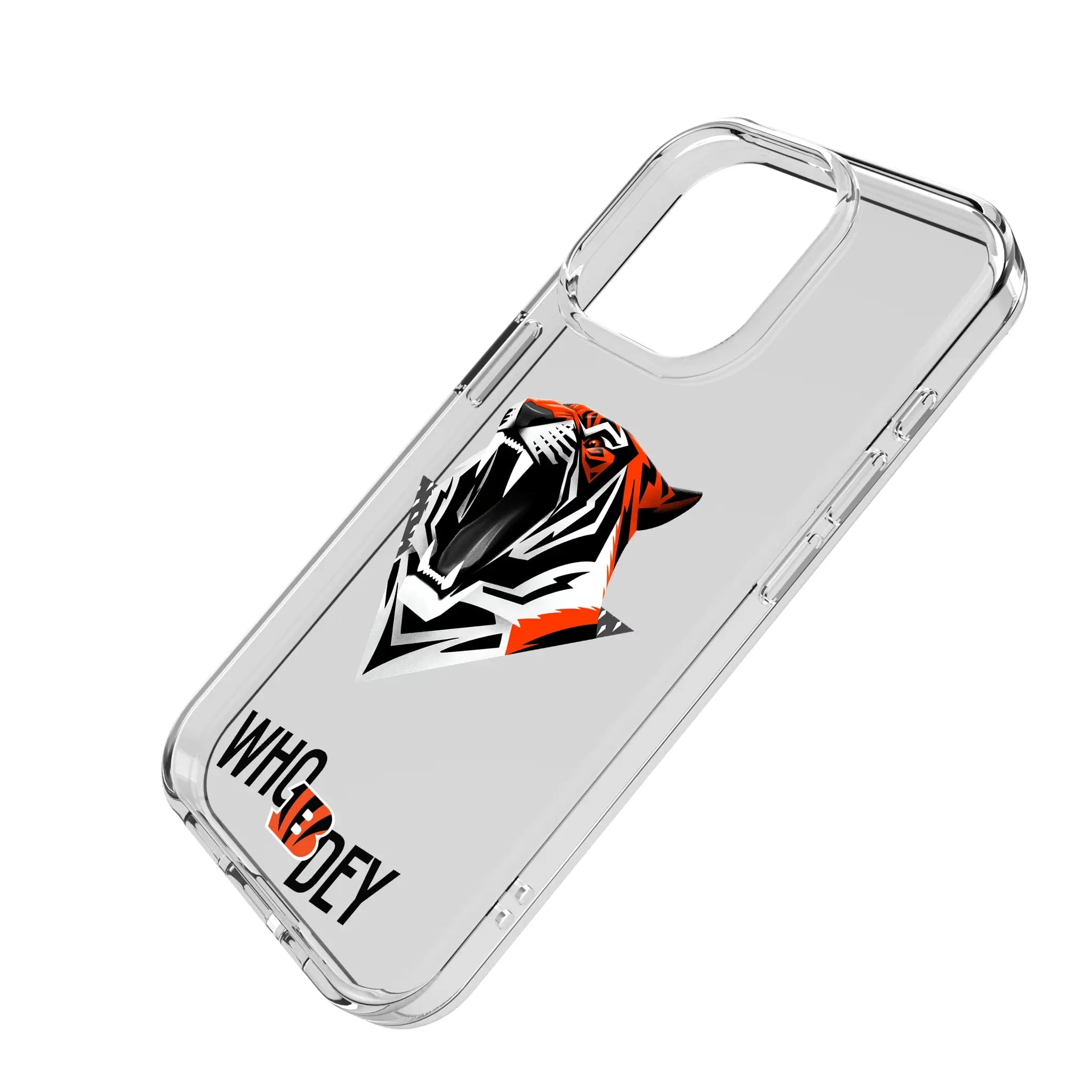 Cincinnati Bengals 2024 Edition Clear Phone Case for Apple iPhone