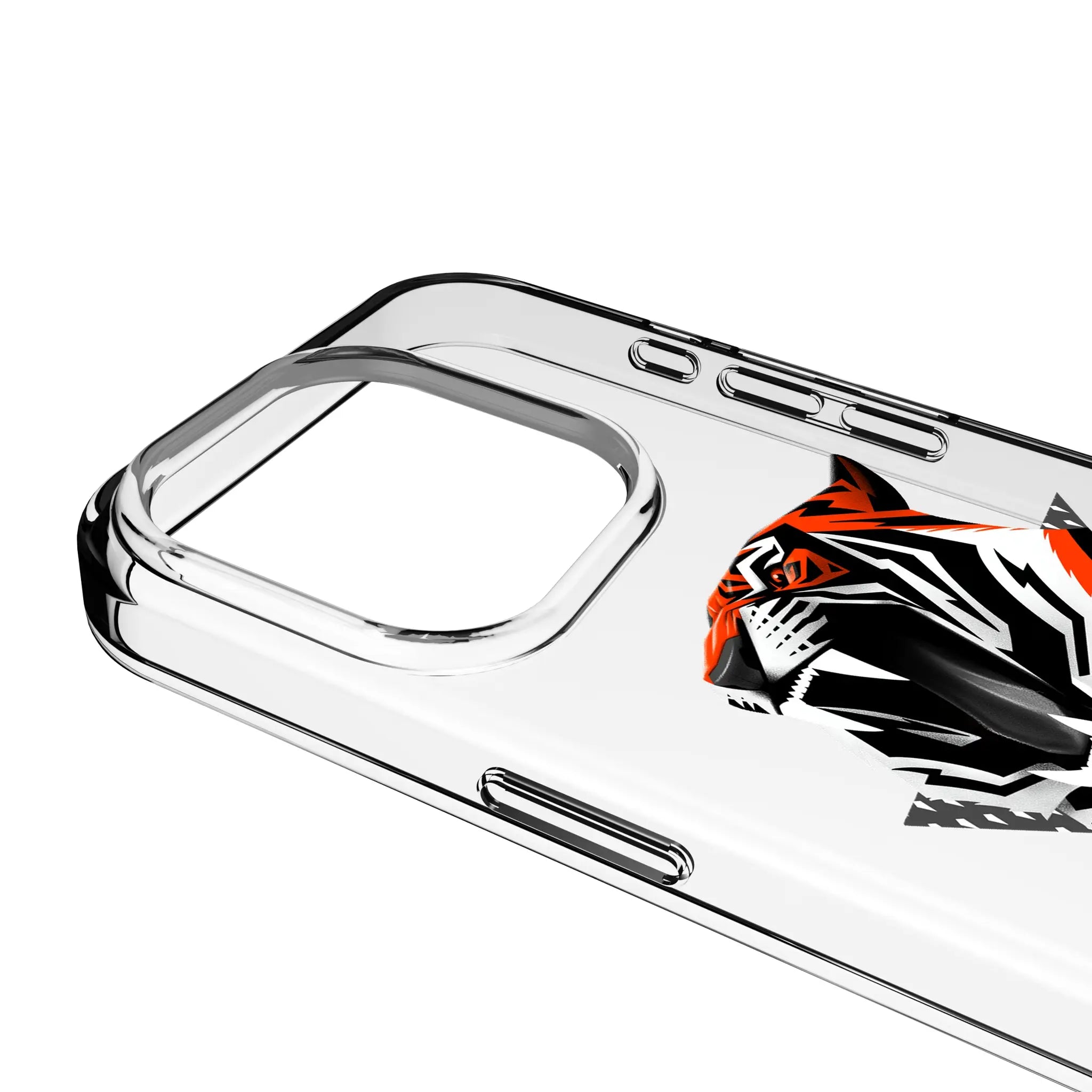 Cincinnati Bengals 2024 Edition Clear Phone Case for Apple iPhone