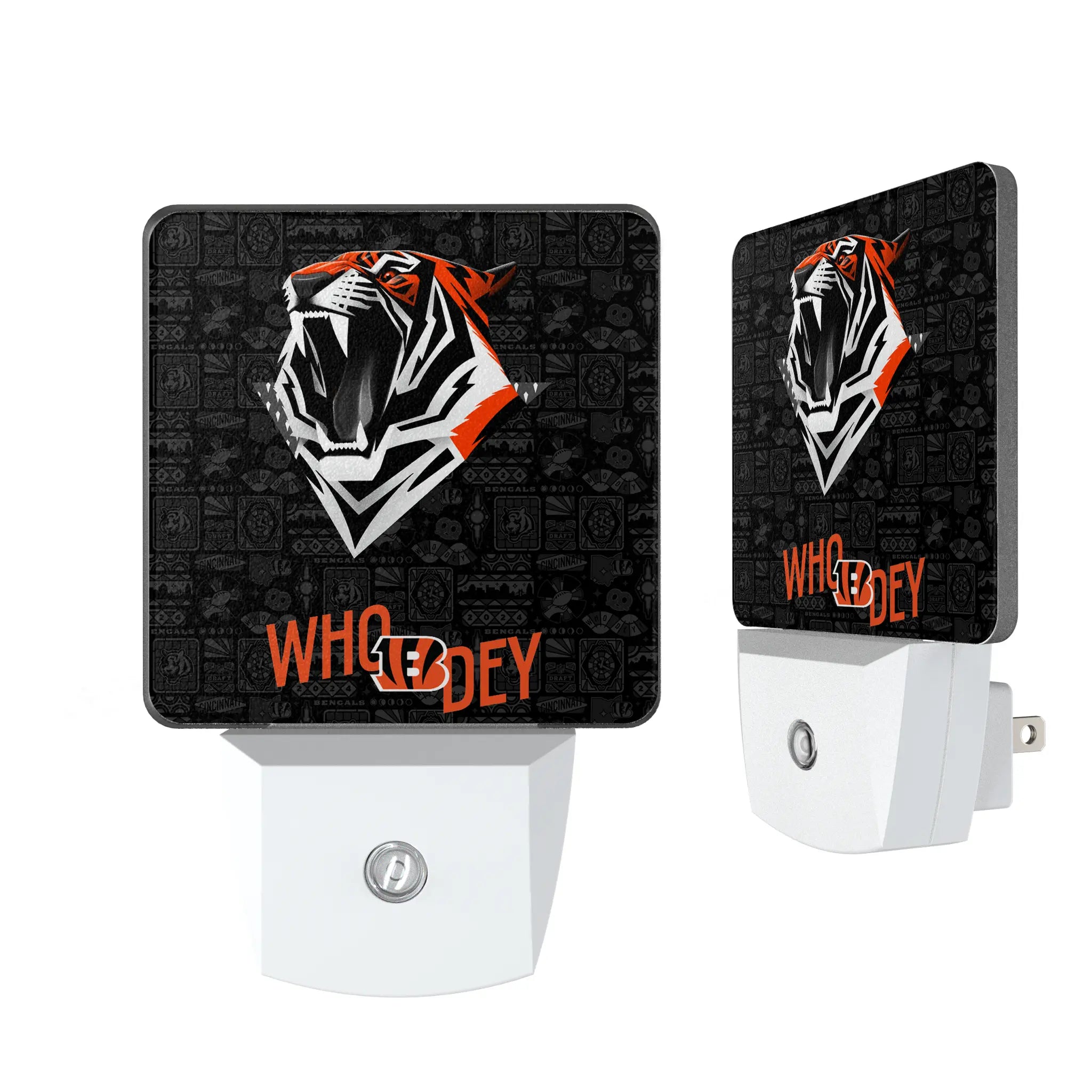Cincinnati Bengals 2024 Illustrated Limited Edition Night Light 2-Pack
