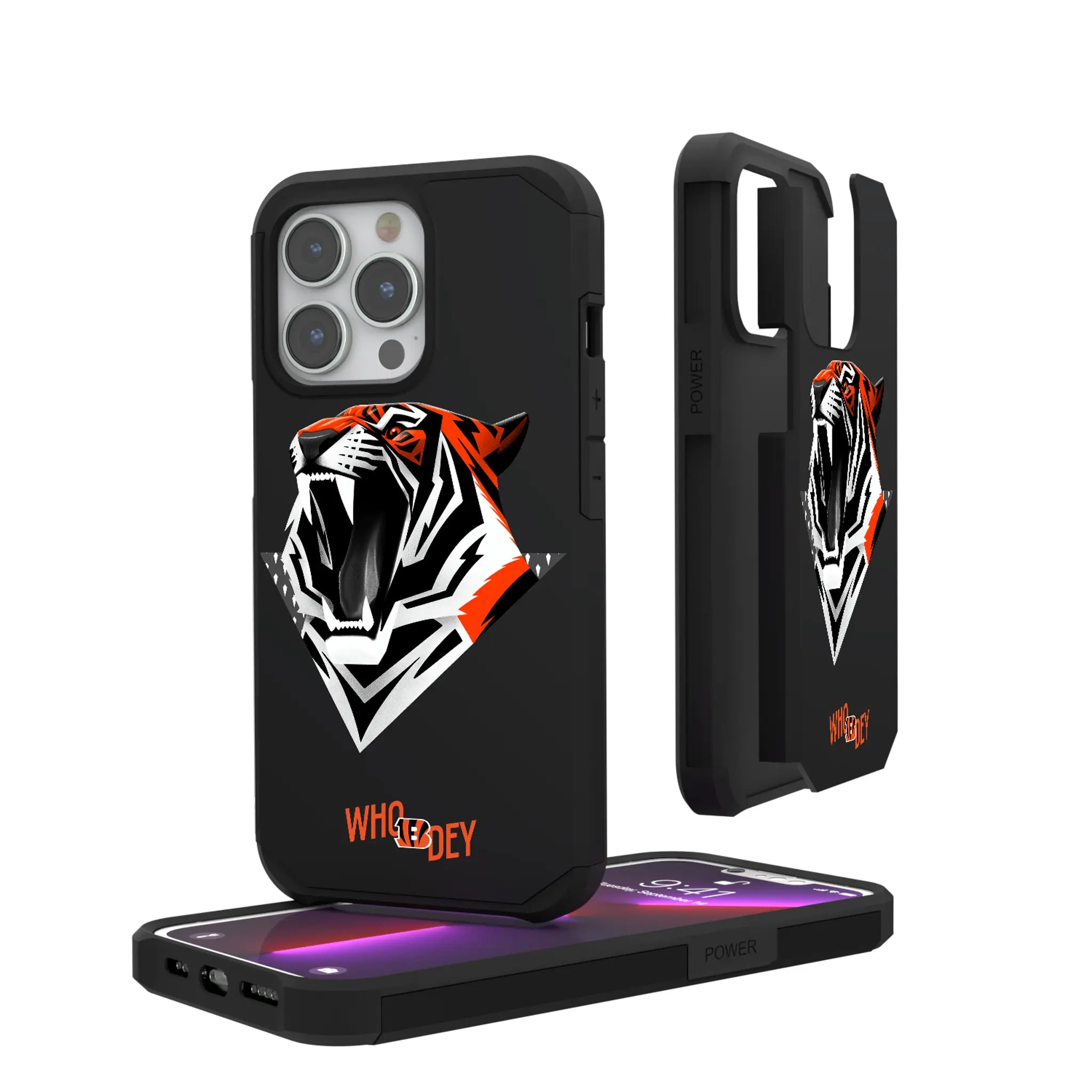 Cincinnati Bengals 2024 Illustrated Limited Edition Rugged Phone Case