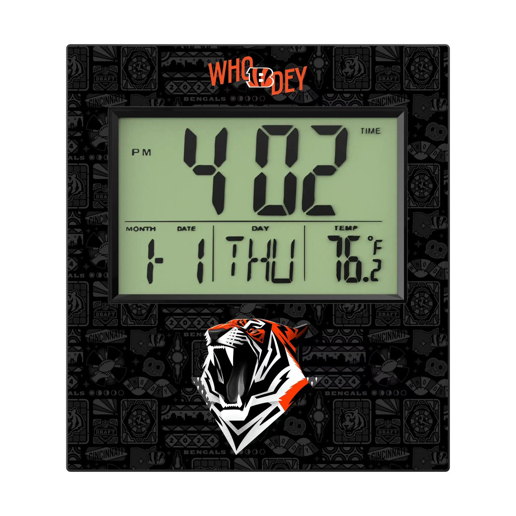 Cincinnati Bengals 2024 Edition Wall Clock