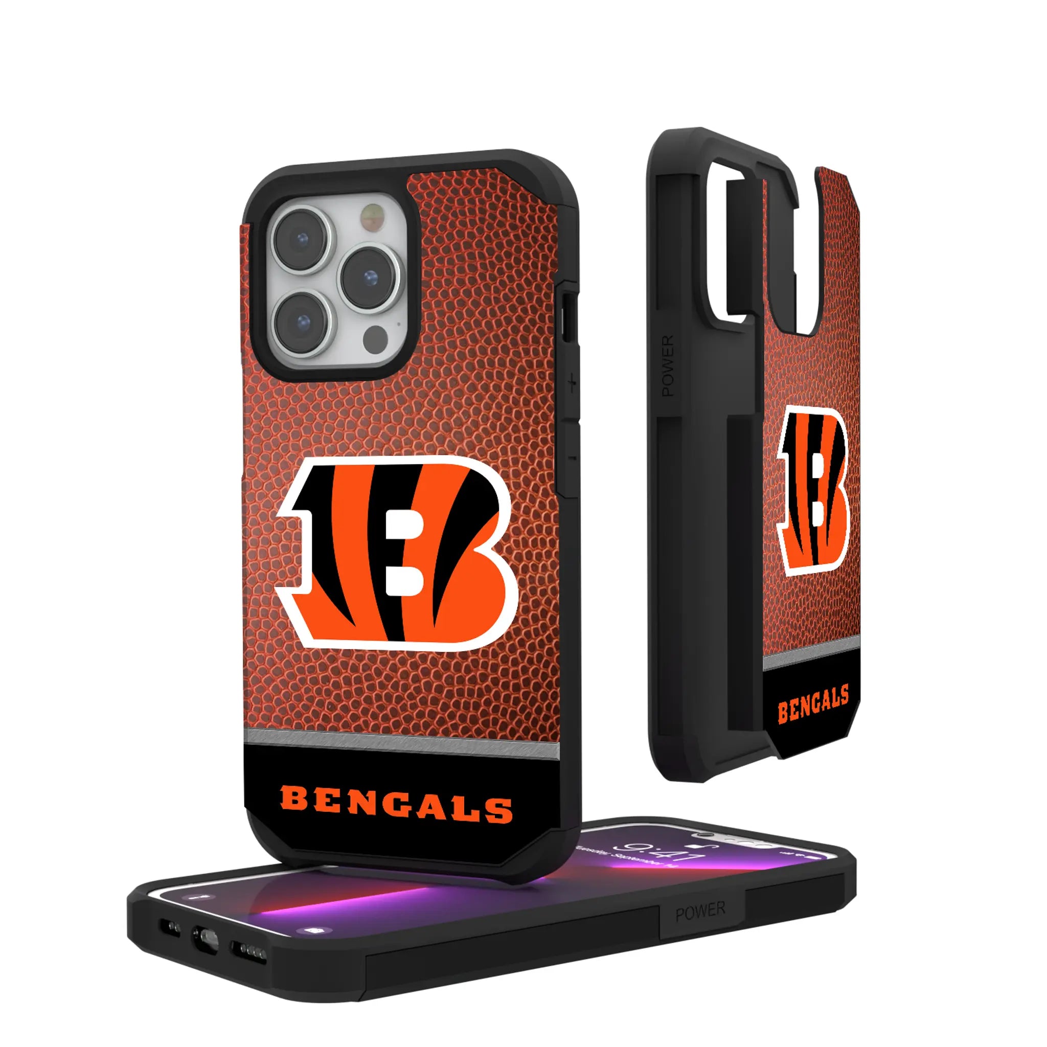 Cincinnati Bengals Football Wordmark Rugged Phone Case