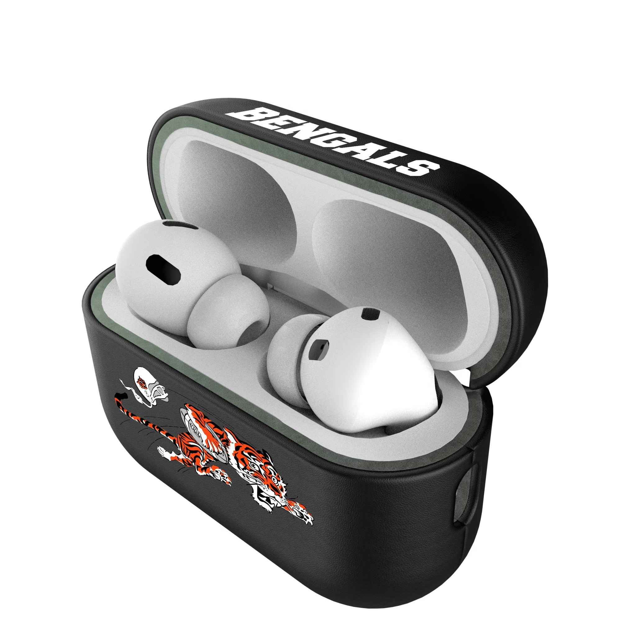 Cincinnati Bengals Historic Collection Insignia AirPod Case Cover - Sports Gifts, Sports Memorabilia, Sports Collectibles, Fan Shop