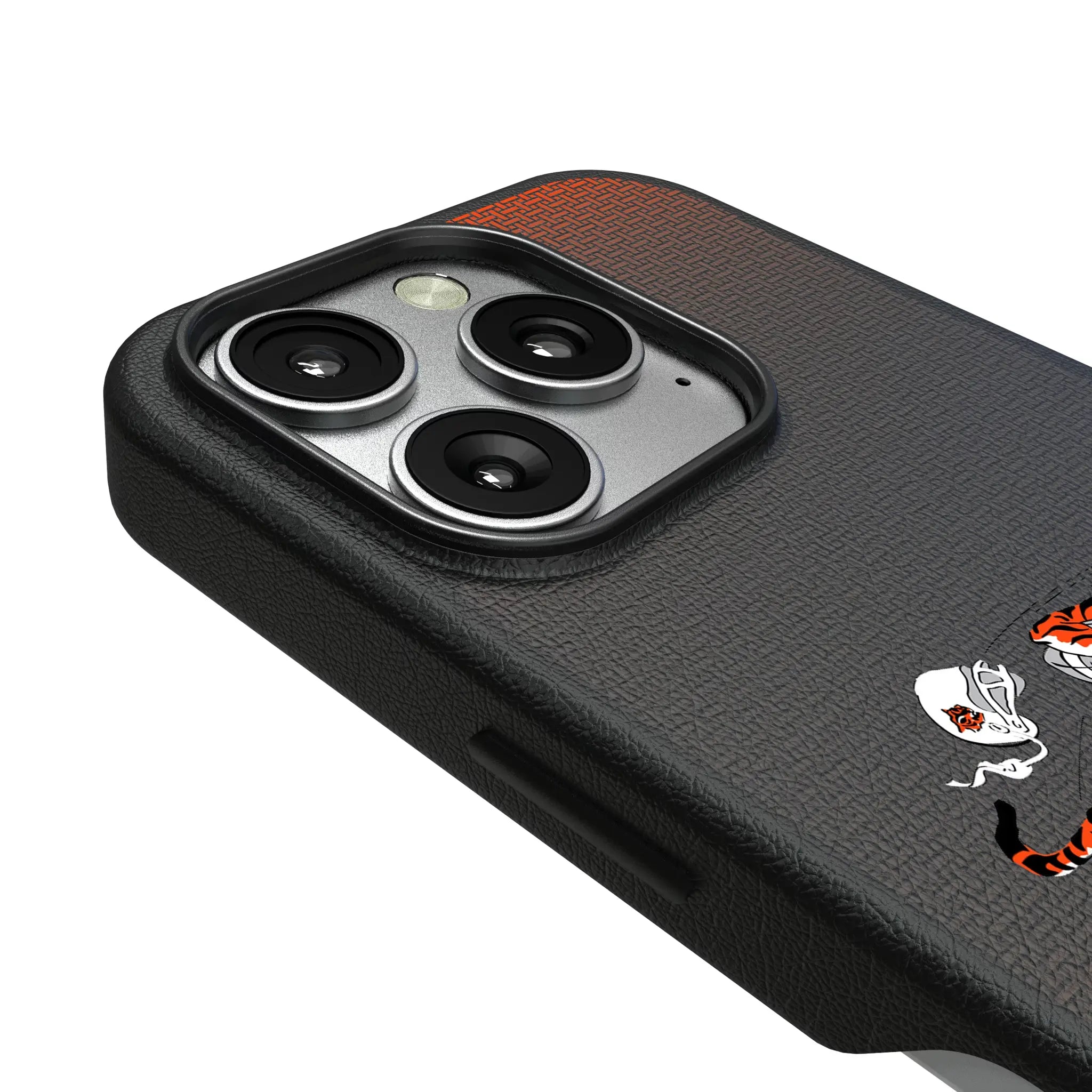 Cincinnati Bengals Historic Collection Linen MagSafe Compatible Phone Case for Apple iPhone