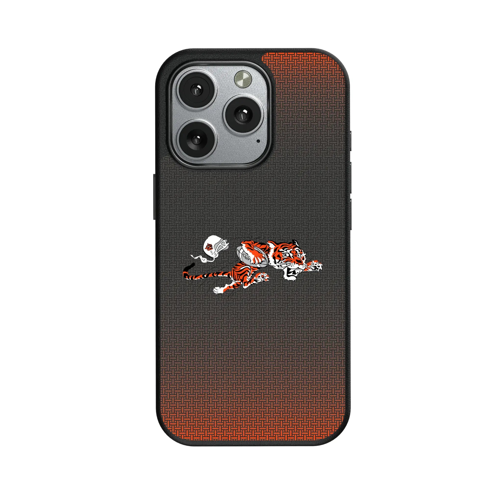 Cincinnati Bengals Historic Collection Linen MagSafe Compatible Phone Case for Apple iPhone