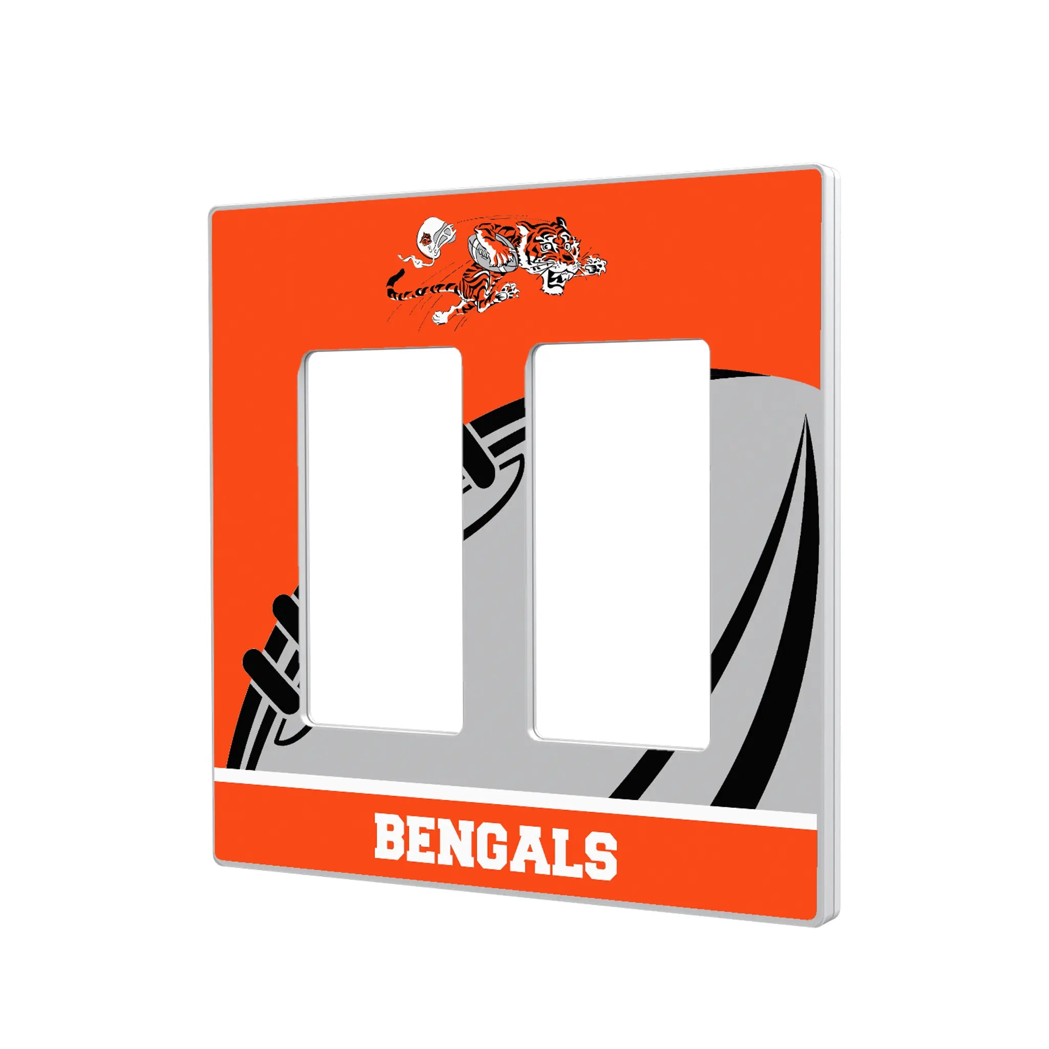 Cincinnati Bengals Historic Collection Passtime Hidden-Screw Light Switch Plate