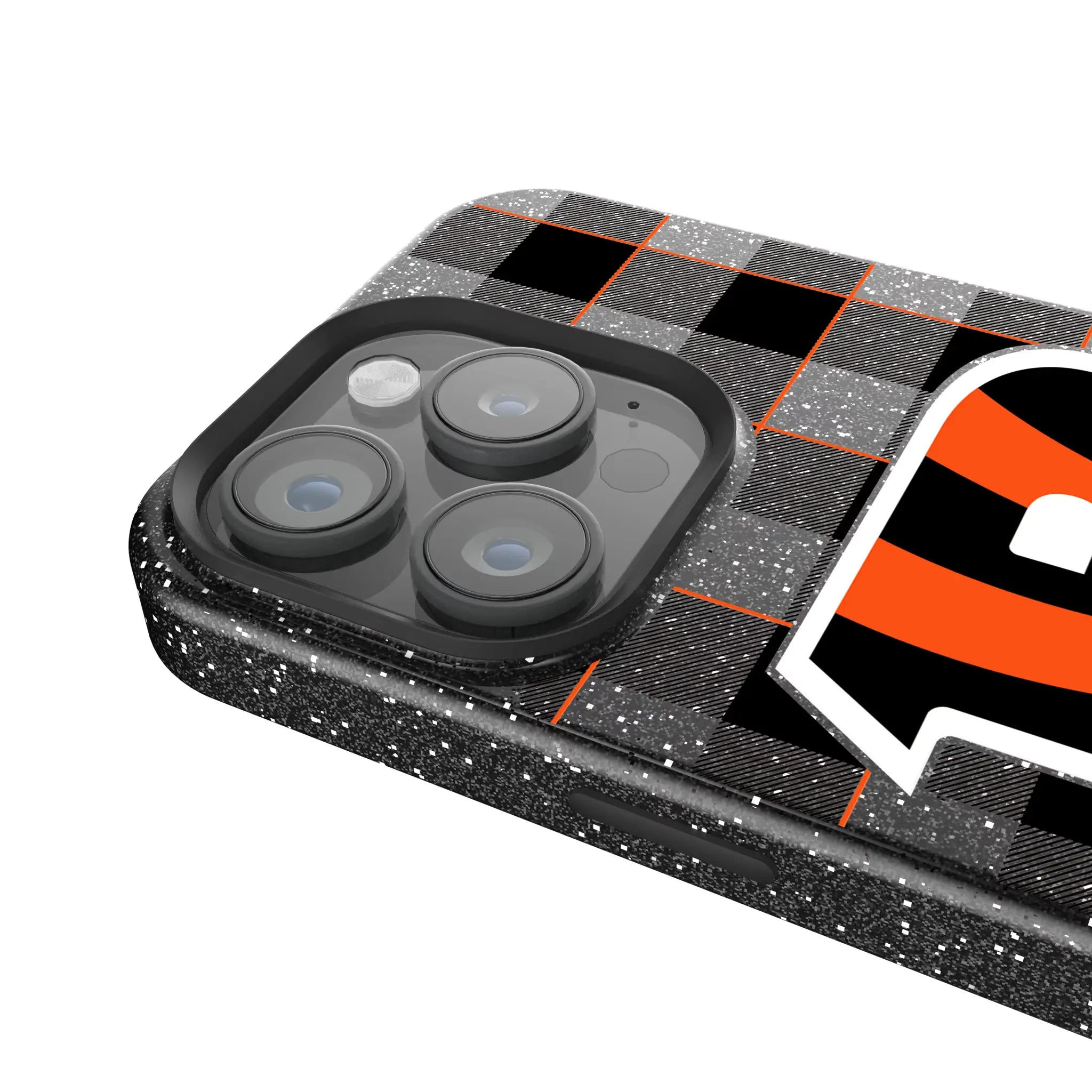 Cincinnati Bengals Plaid Bling Phone Case