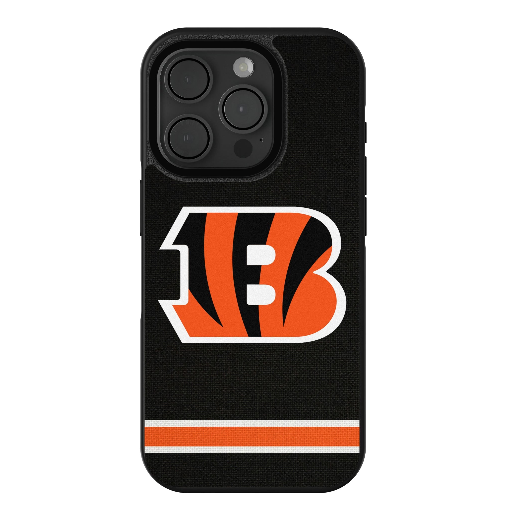 Cincinnati Bengals Stripe Bump Phone Case - Sports Gifts, Sports Memorabilia, Sports Collectibles, Fan Shop