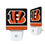 Cincinnati Bengals Stripe Night Light 2-Pack