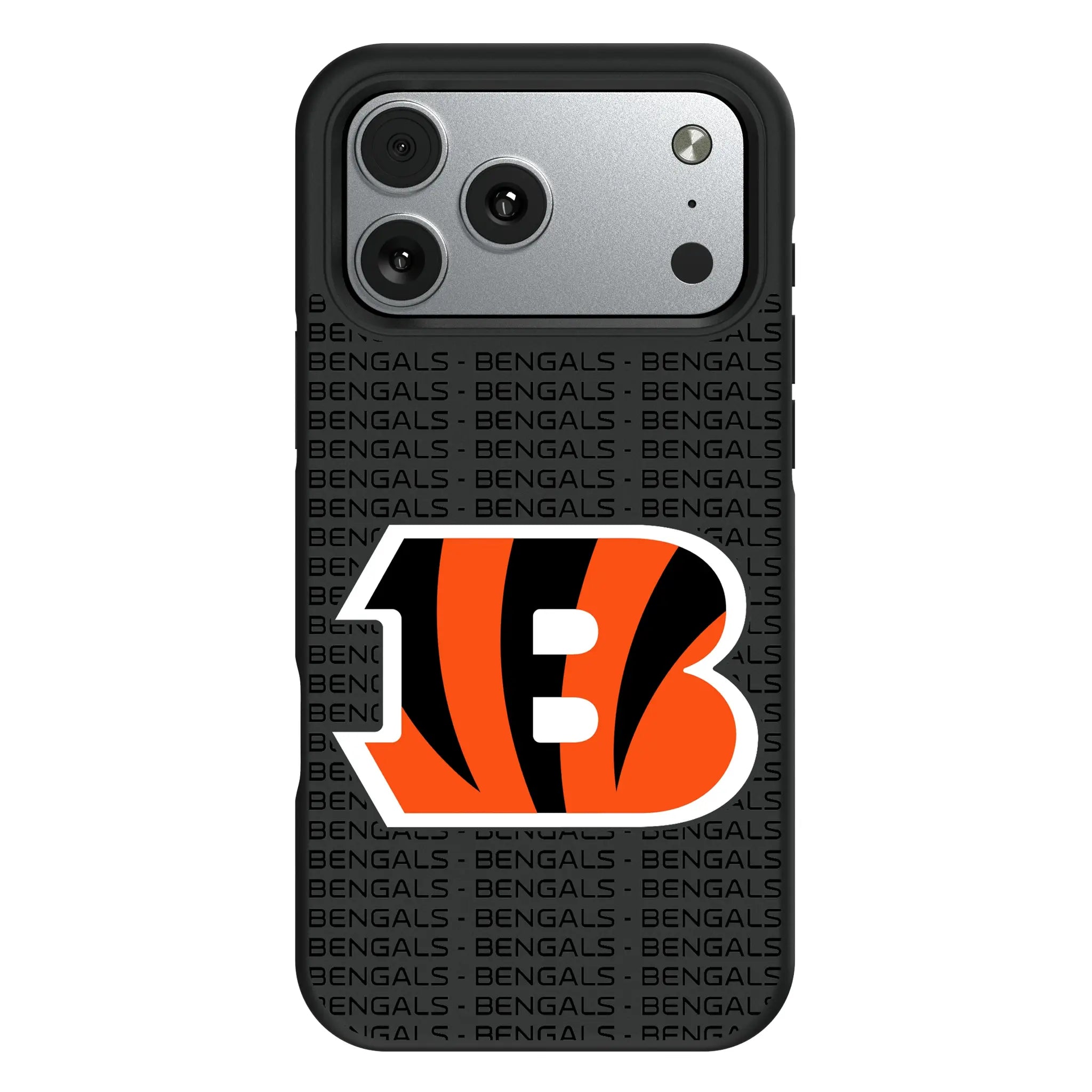 Cincinnati Bengals Text Backdrop Bump Phone Case