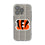 Cincinnati Bengals Text Backdrop Clear Phone Case for Apple iPhone
