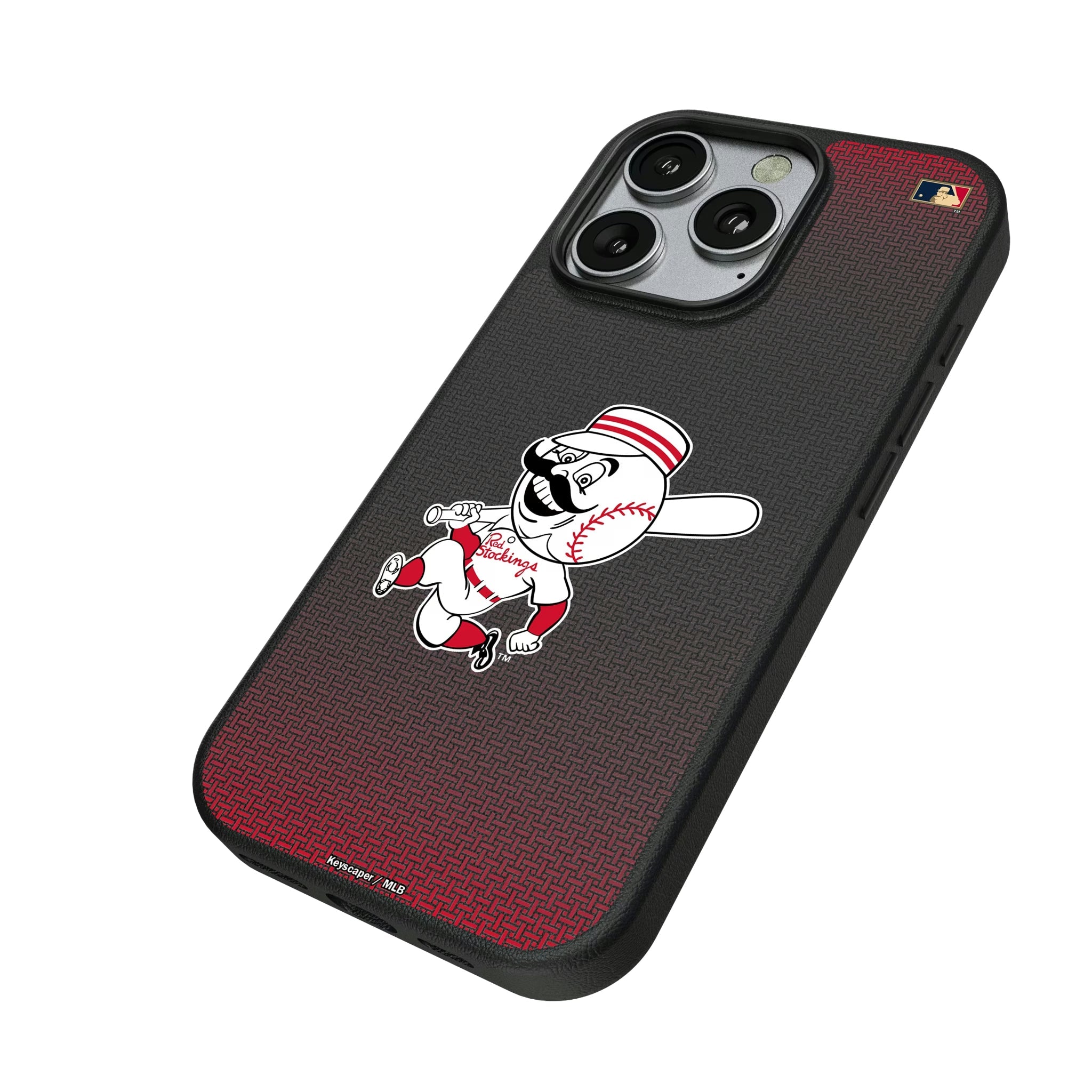 Cincinnati Reds 1953-1967 - Cooperstown Collection Linen MagSafe Compatible Phone Case for Apple iPhone - Sports Gifts, Sports Memorabilia, Sports Collectibles, Fan Shop