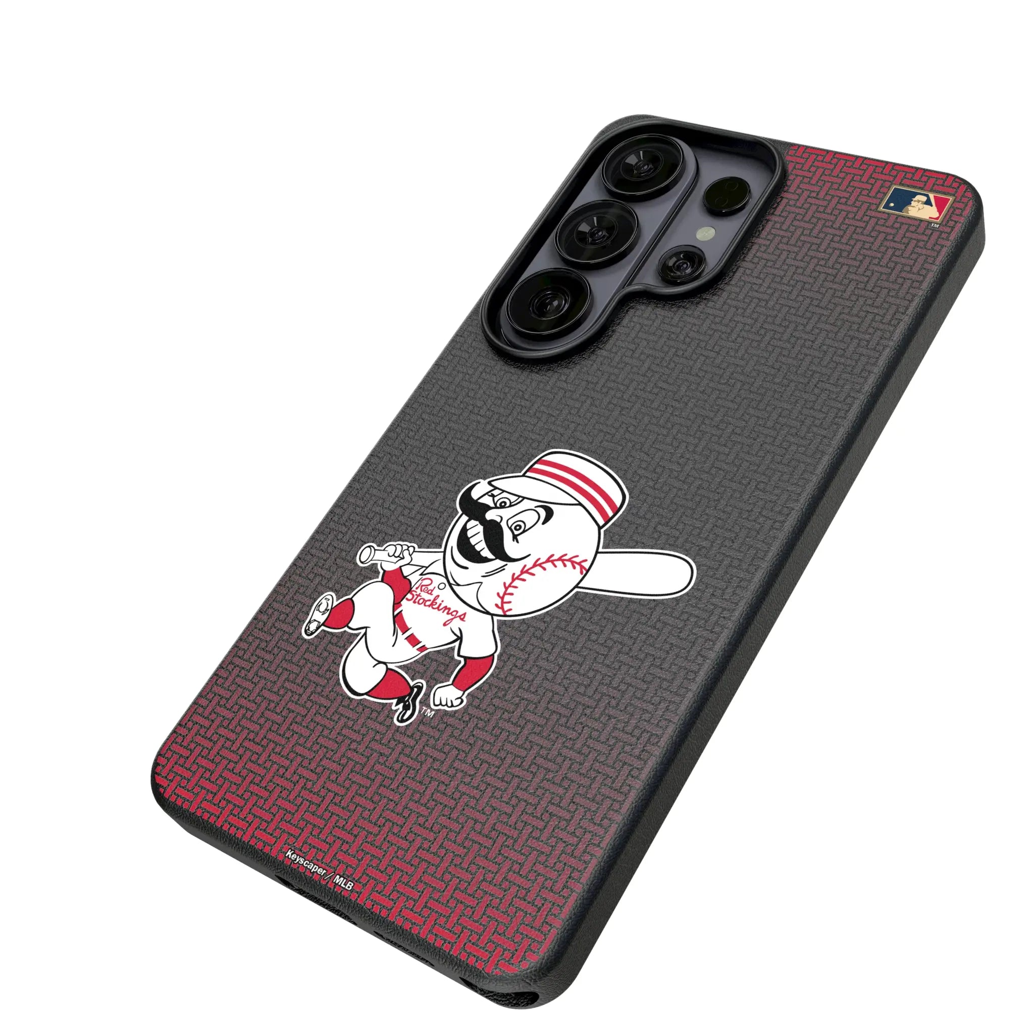 Cincinnati Reds 1953-1967 - Cooperstown Collection Linen MagSafe Compatible Phone Case for Samsung Galaxy