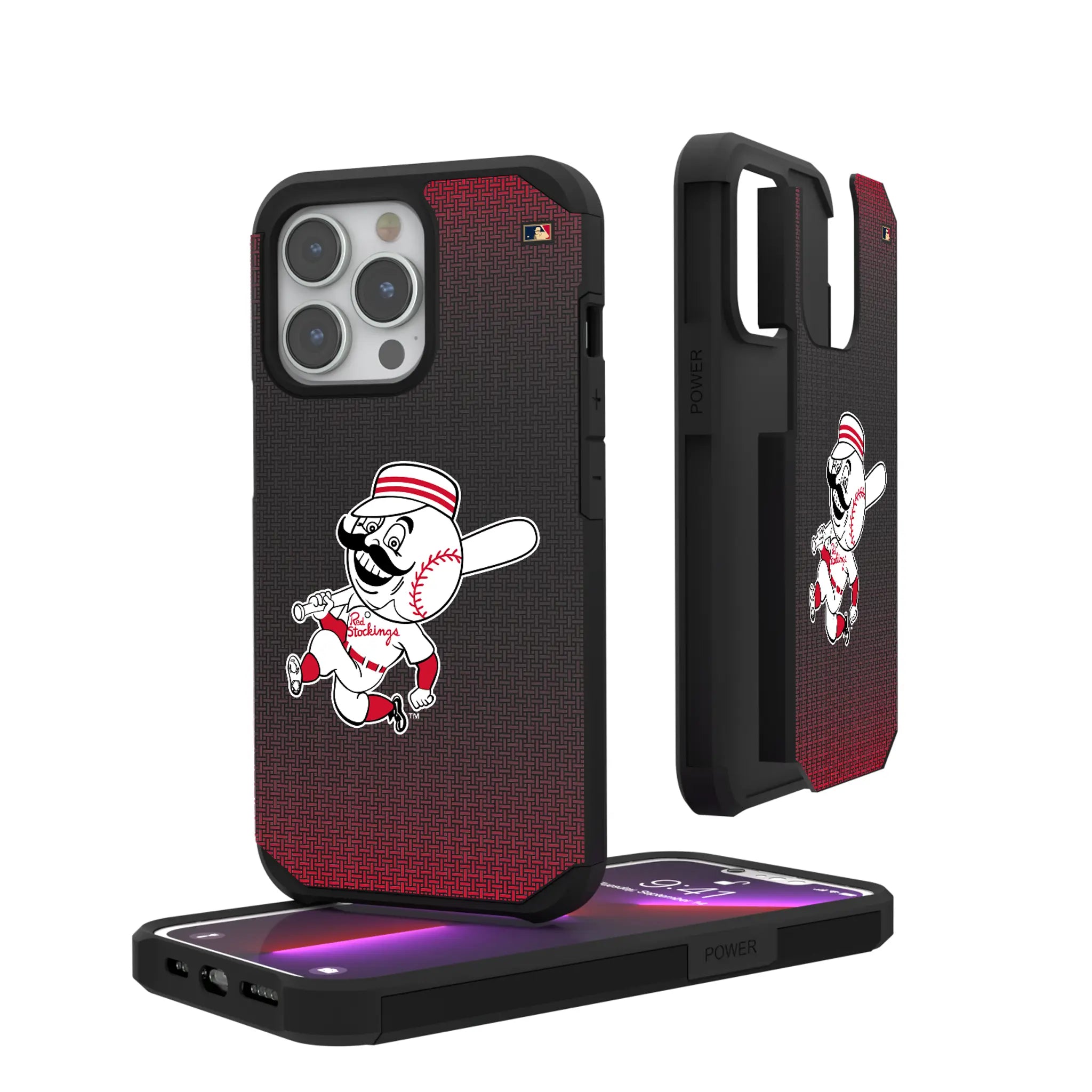 Cincinnati Reds 1953-1967 - Cooperstown Collection Linen Rugged Phone Case