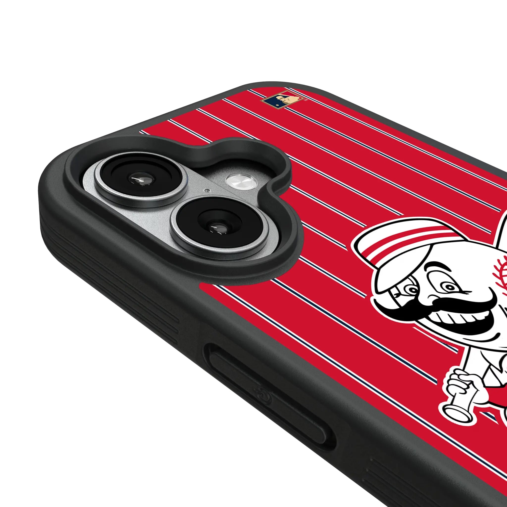 Cincinnati Reds 1953-1967 - Cooperstown Collection Pinstripe Bump Phone Case