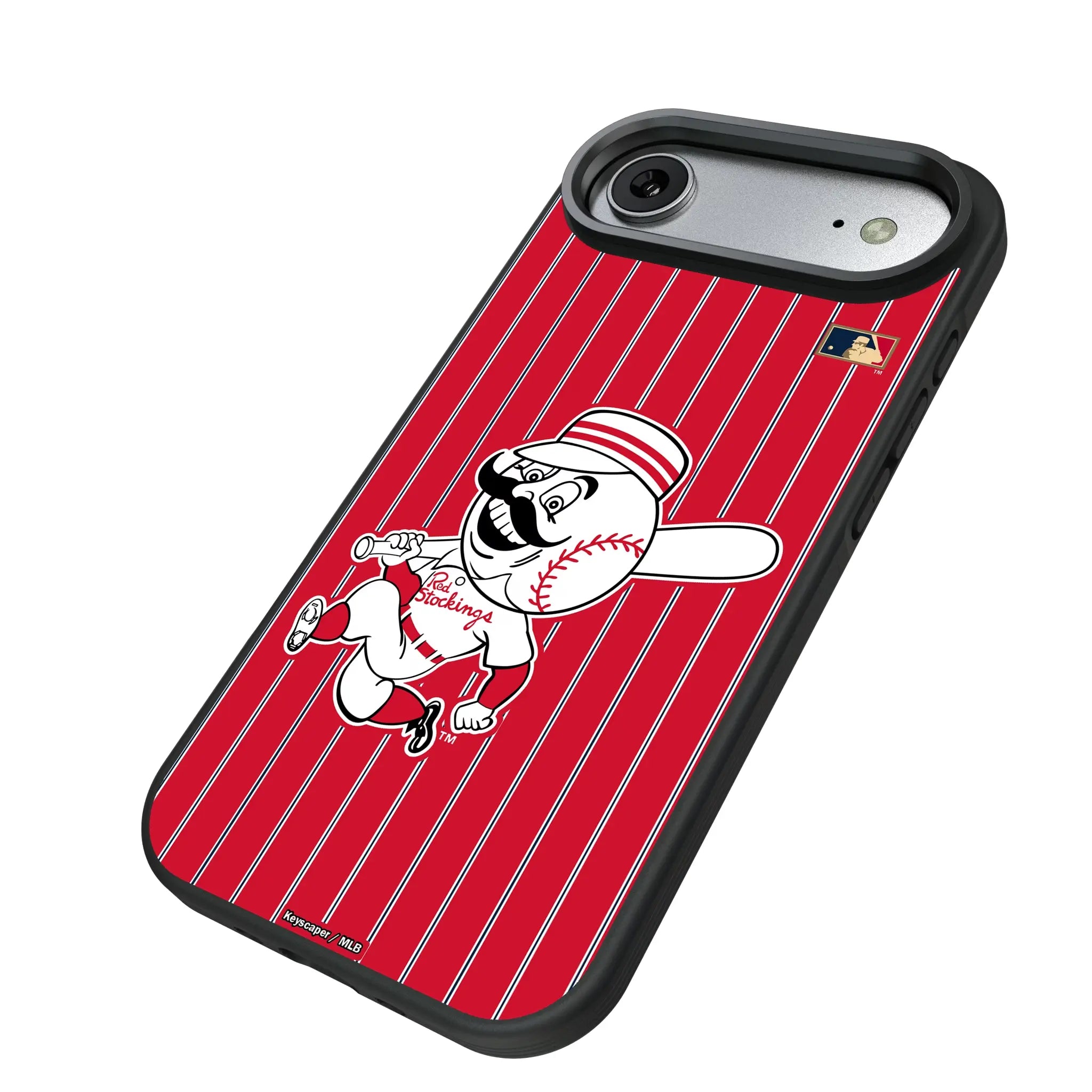 Cincinnati Reds 1953-1967 - Cooperstown Collection Pinstripe Bump Phone Case