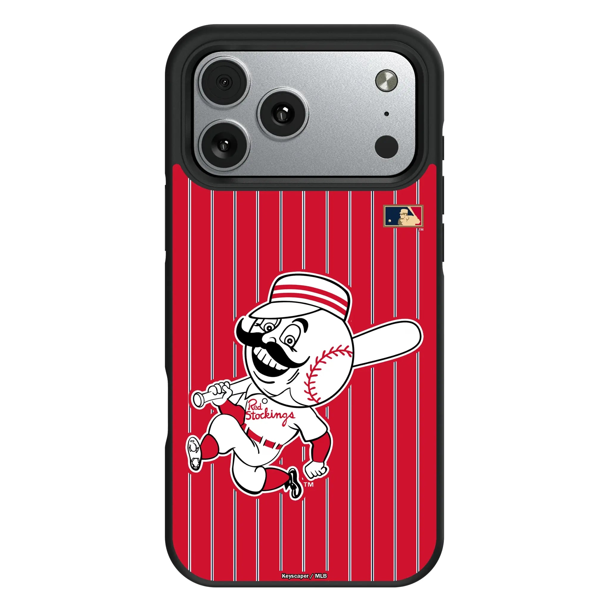 Cincinnati Reds 1953-1967 - Cooperstown Collection Pinstripe Bump Phone Case