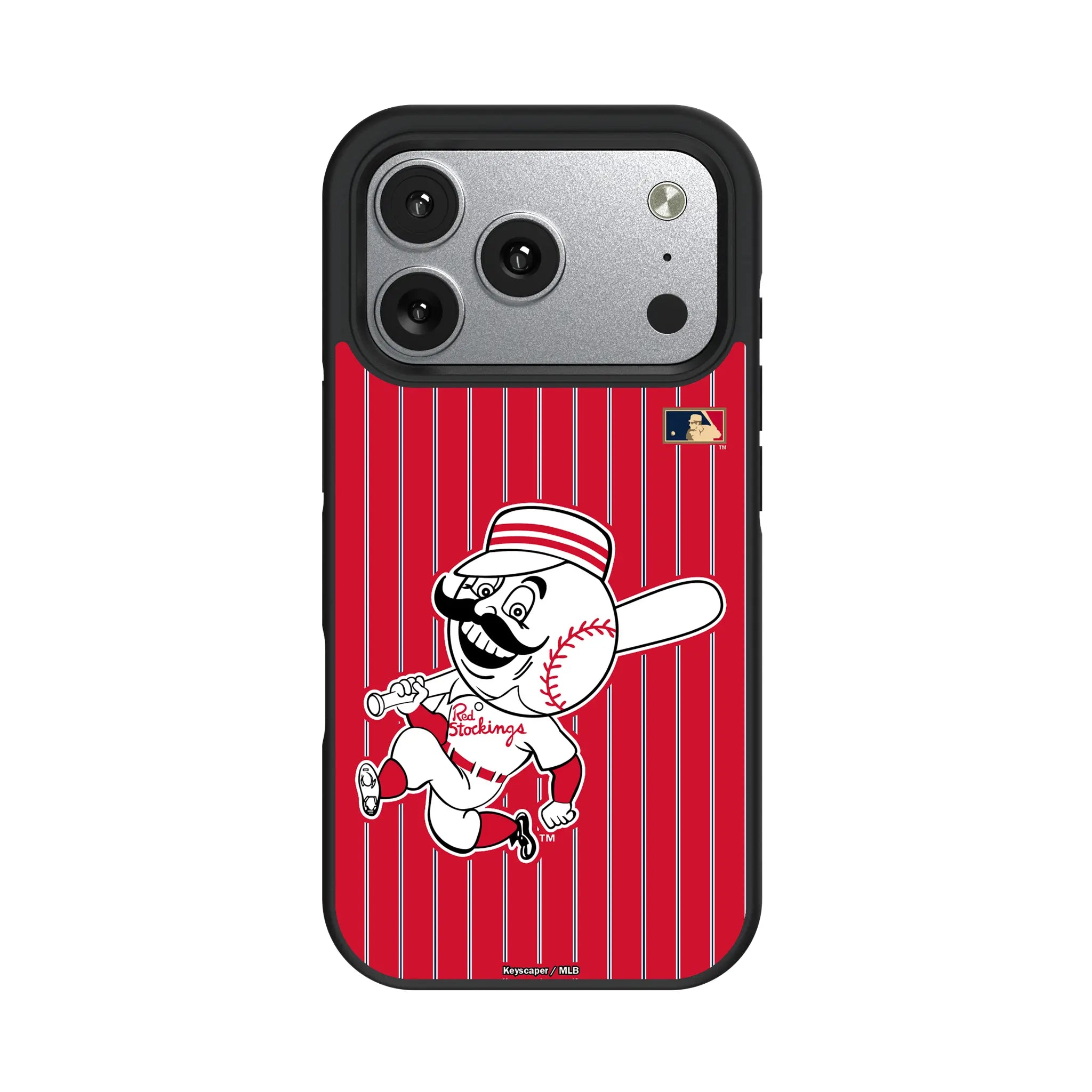 Cincinnati Reds 1953-1967 - Cooperstown Collection Pinstripe Bump Phone Case