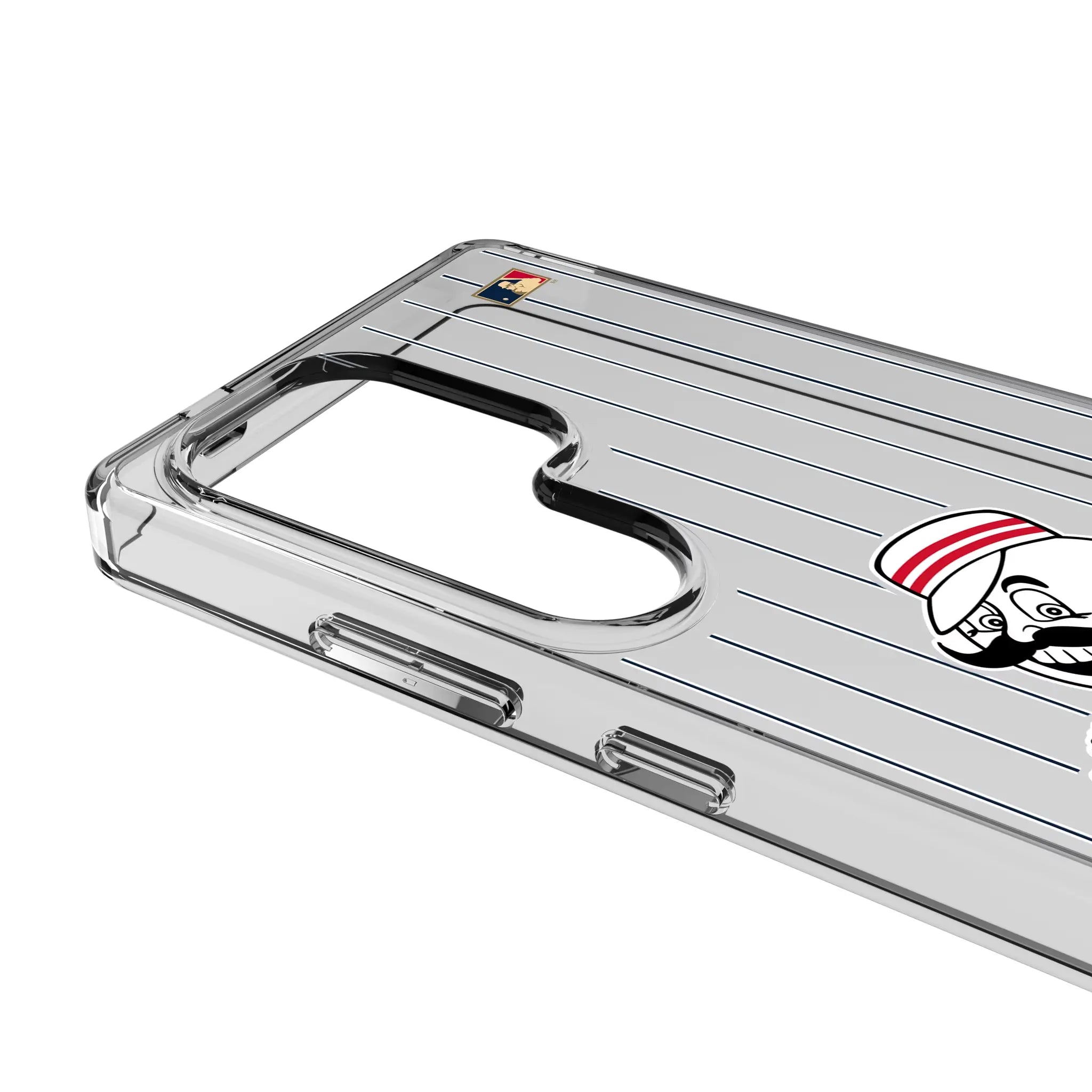 Cincinnati Reds 1953-1967 - Cooperstown Collection Pinstripe Clear Phone Case for Samsung Galaxy