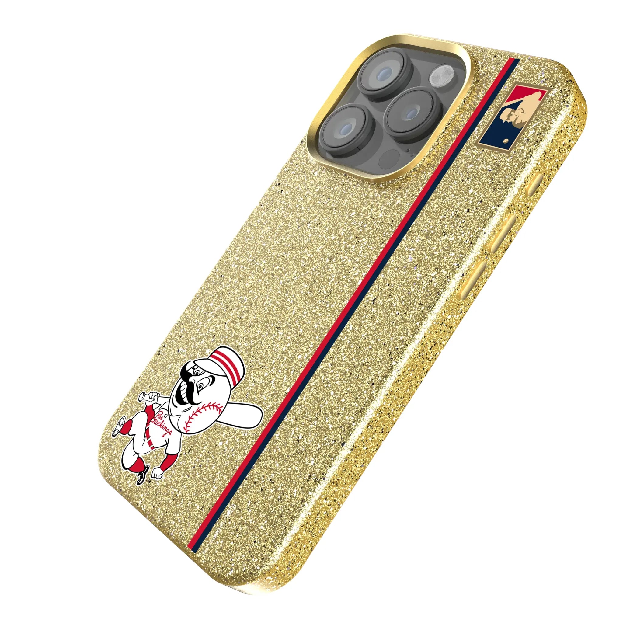 Cincinnati Reds 1953-1967 - Cooperstown Collection Sidebar Bling Phone Case