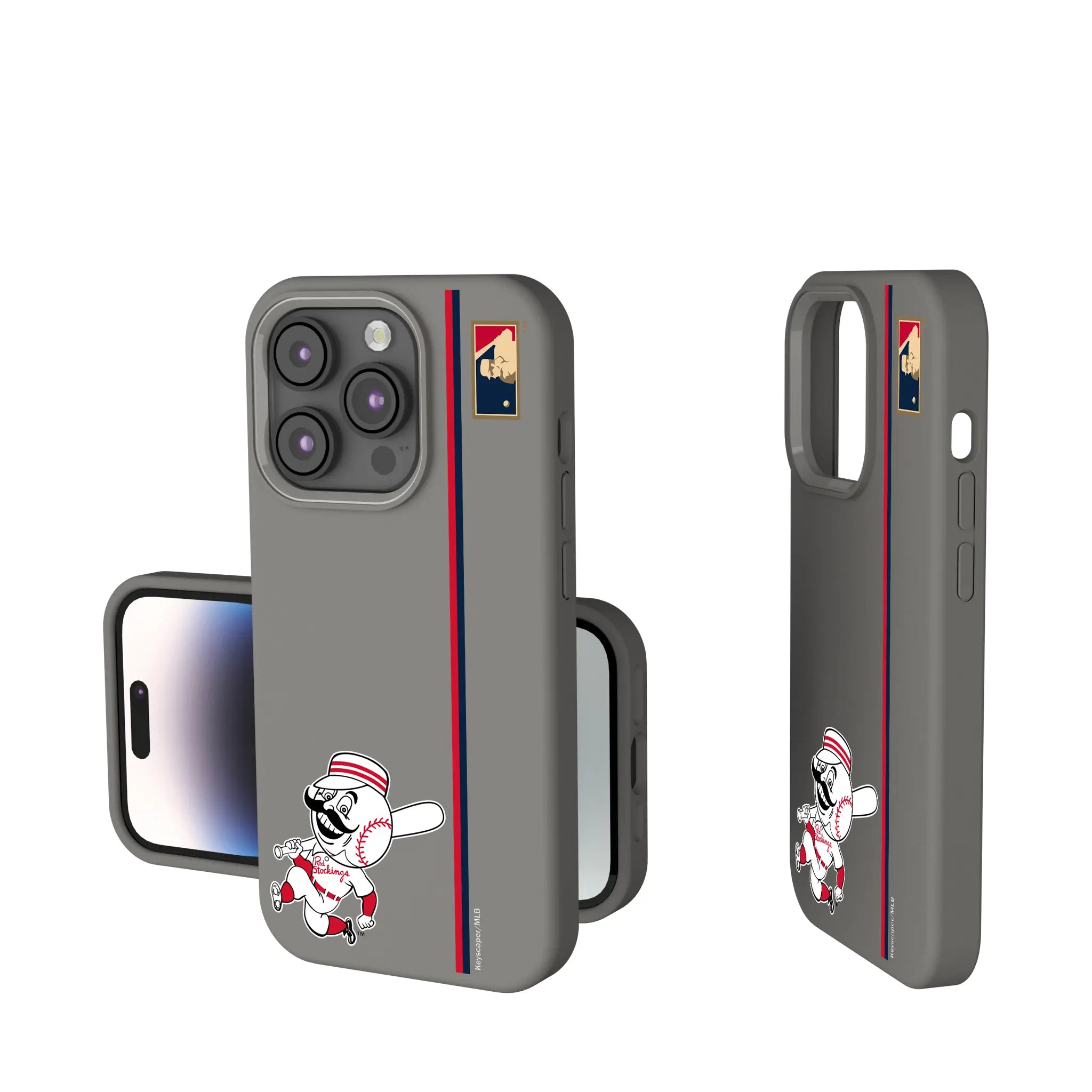 Cincinnati Reds 1953-1967 - Cooperstown Collection Sidebar Soft Touch Phone Case