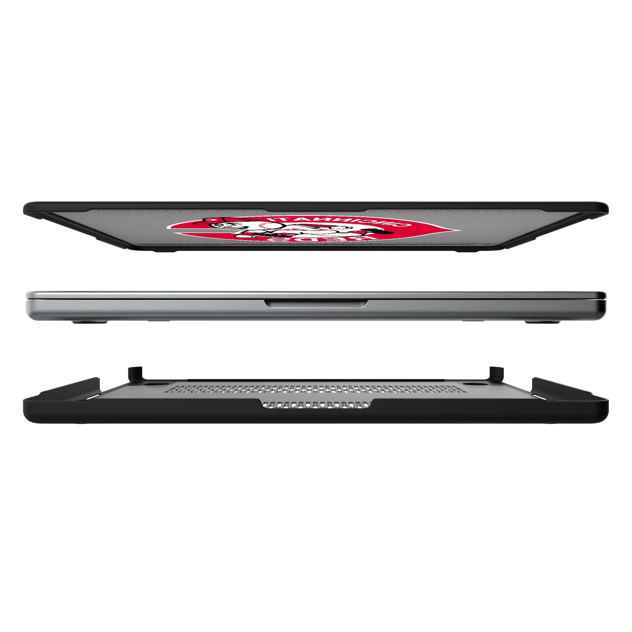 Cincinnati Reds 1974-1992 - Cooperstown Collection Linen Laptop Case for Apple MacBook
