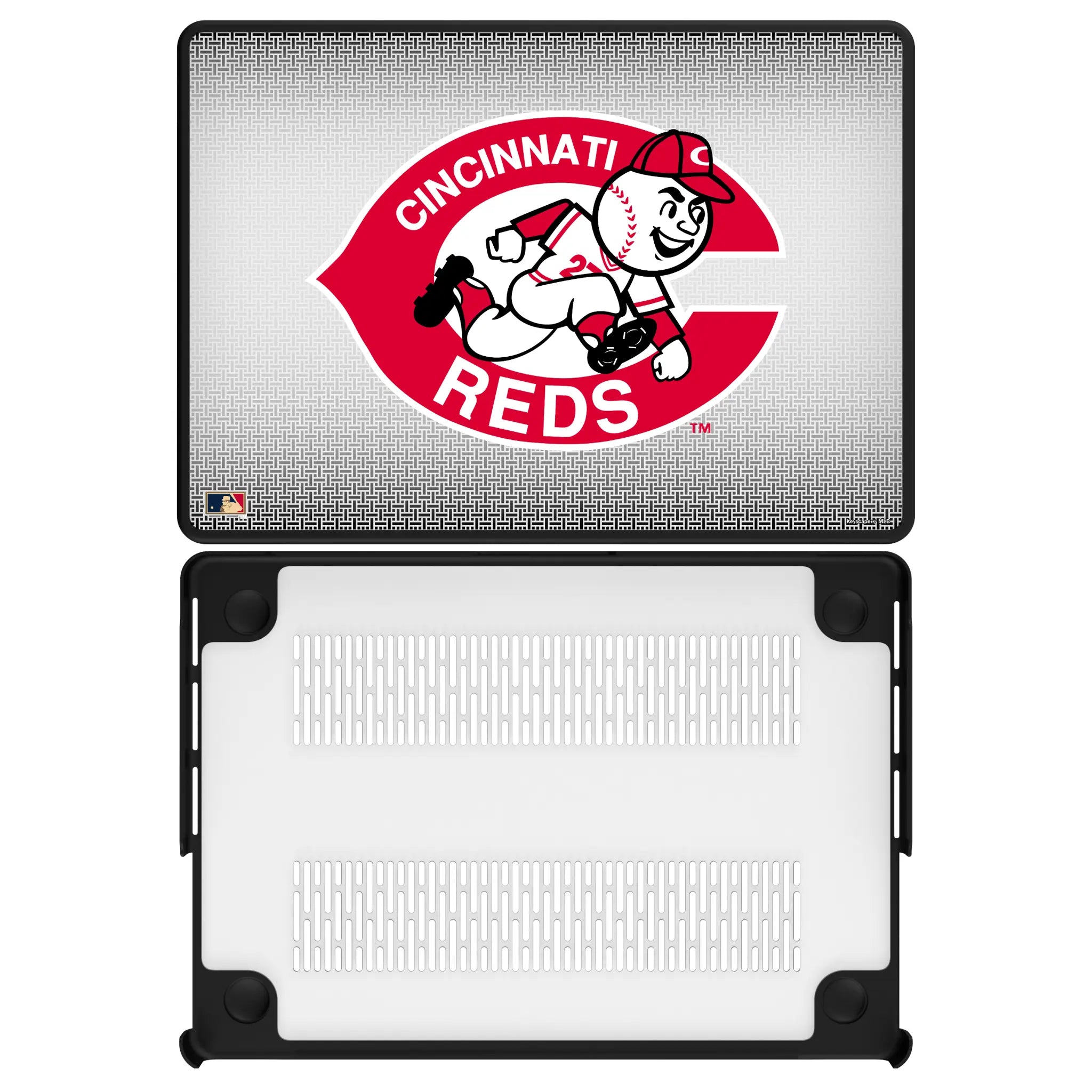 Cincinnati Reds 1974-1992 - Cooperstown Collection Linen Laptop Case for Apple MacBook