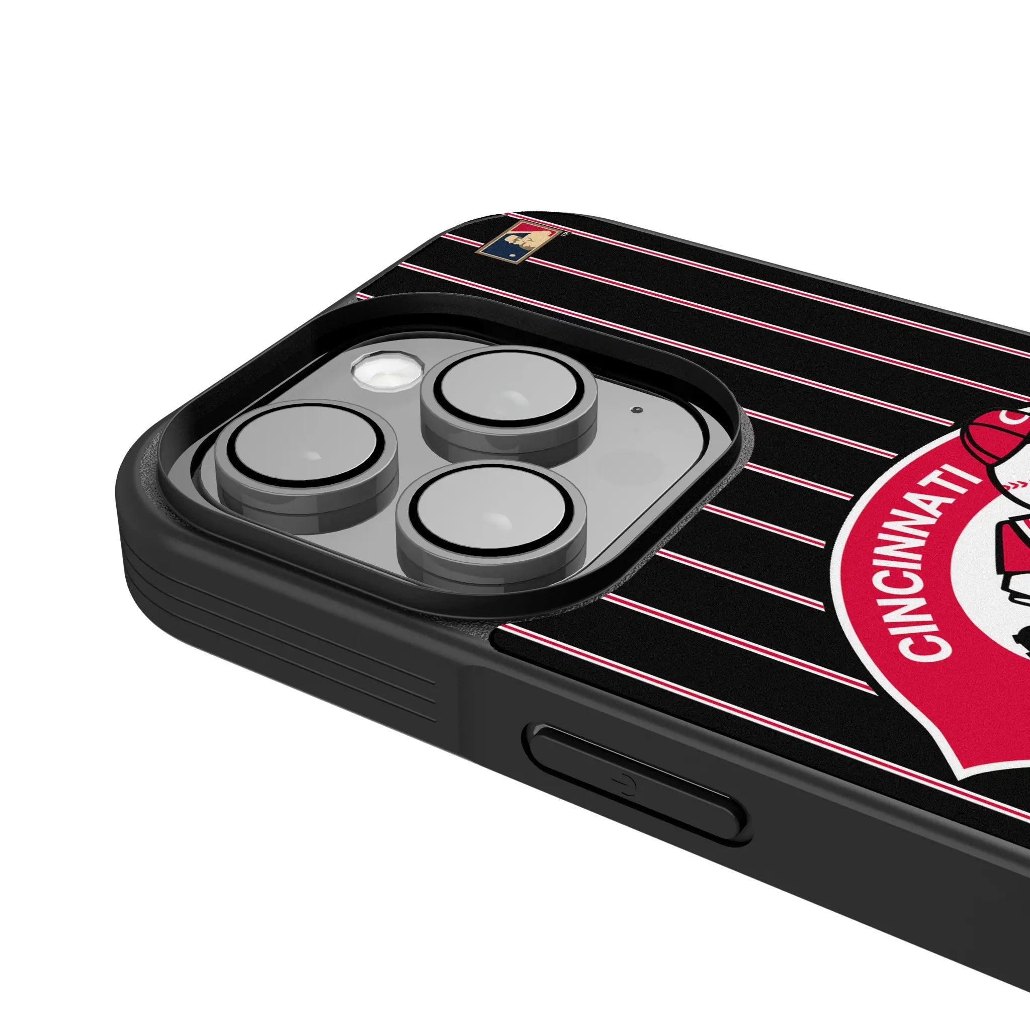 Cincinnati Reds 1974-1992 - Cooperstown Collection Pinstripe Bump Phone Case