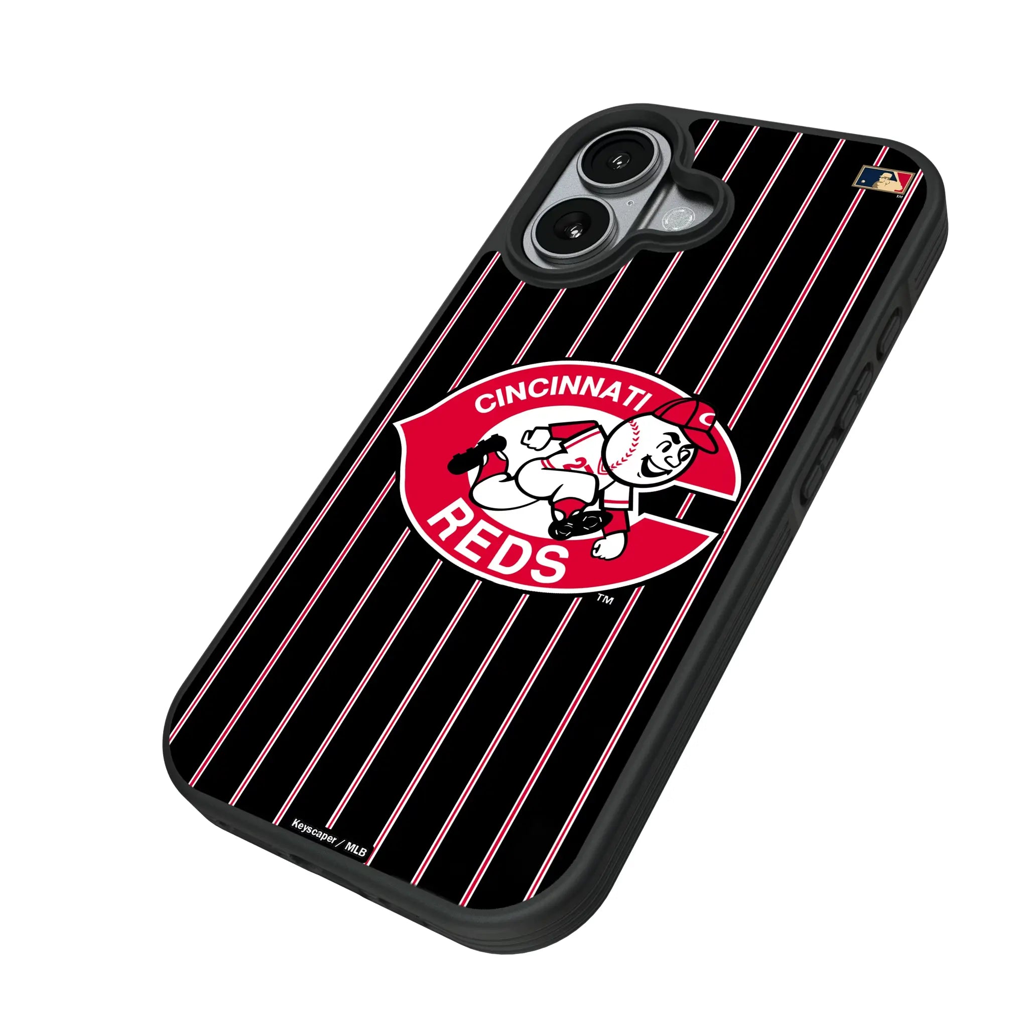 Cincinnati Reds 1974-1992 - Cooperstown Collection Pinstripe Bump Phone Case