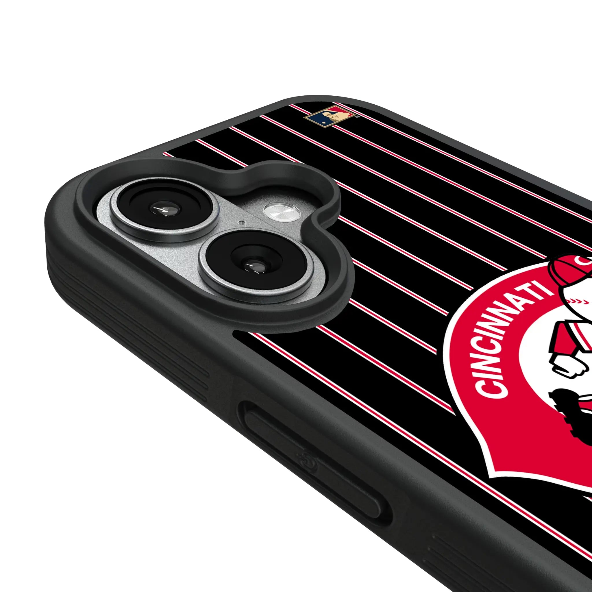 Cincinnati Reds 1974-1992 - Cooperstown Collection Pinstripe Bump Phone Case