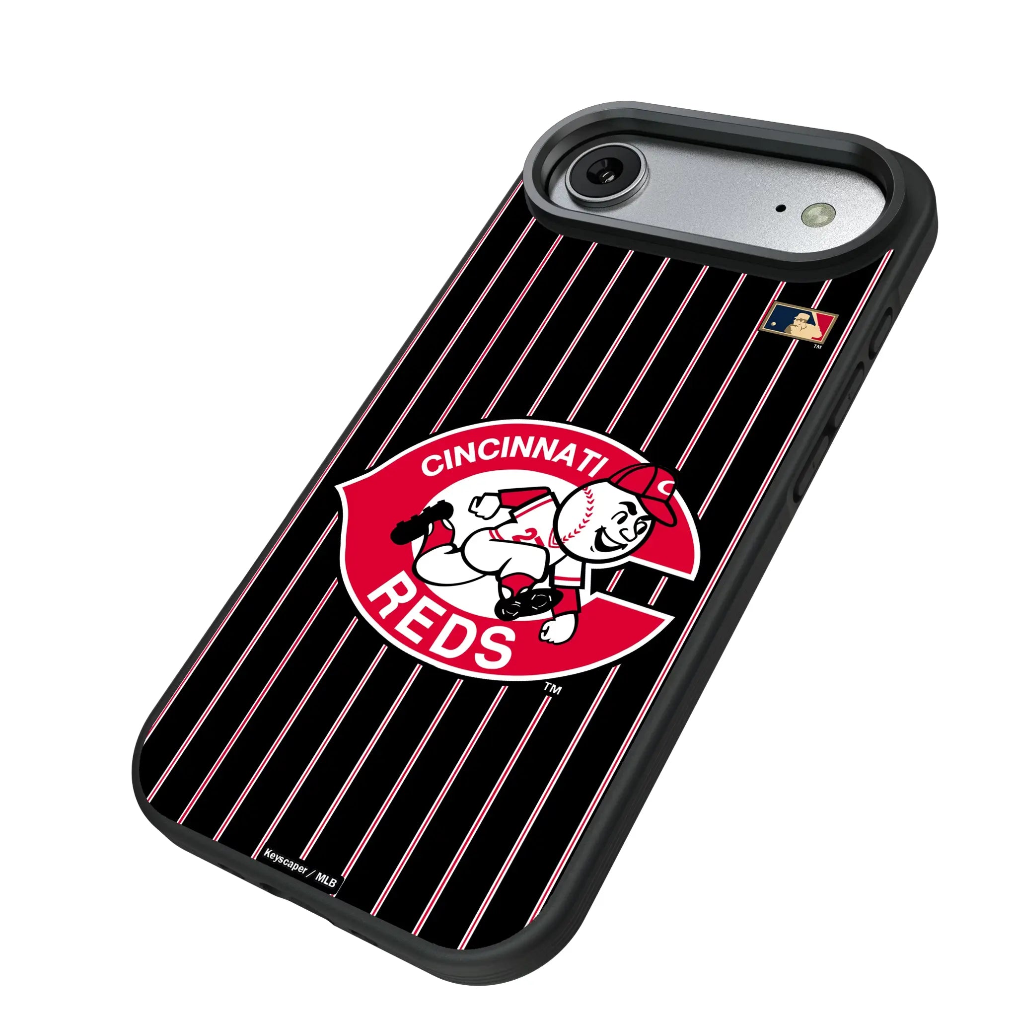Cincinnati Reds 1974-1992 - Cooperstown Collection Pinstripe Bump Phone Case