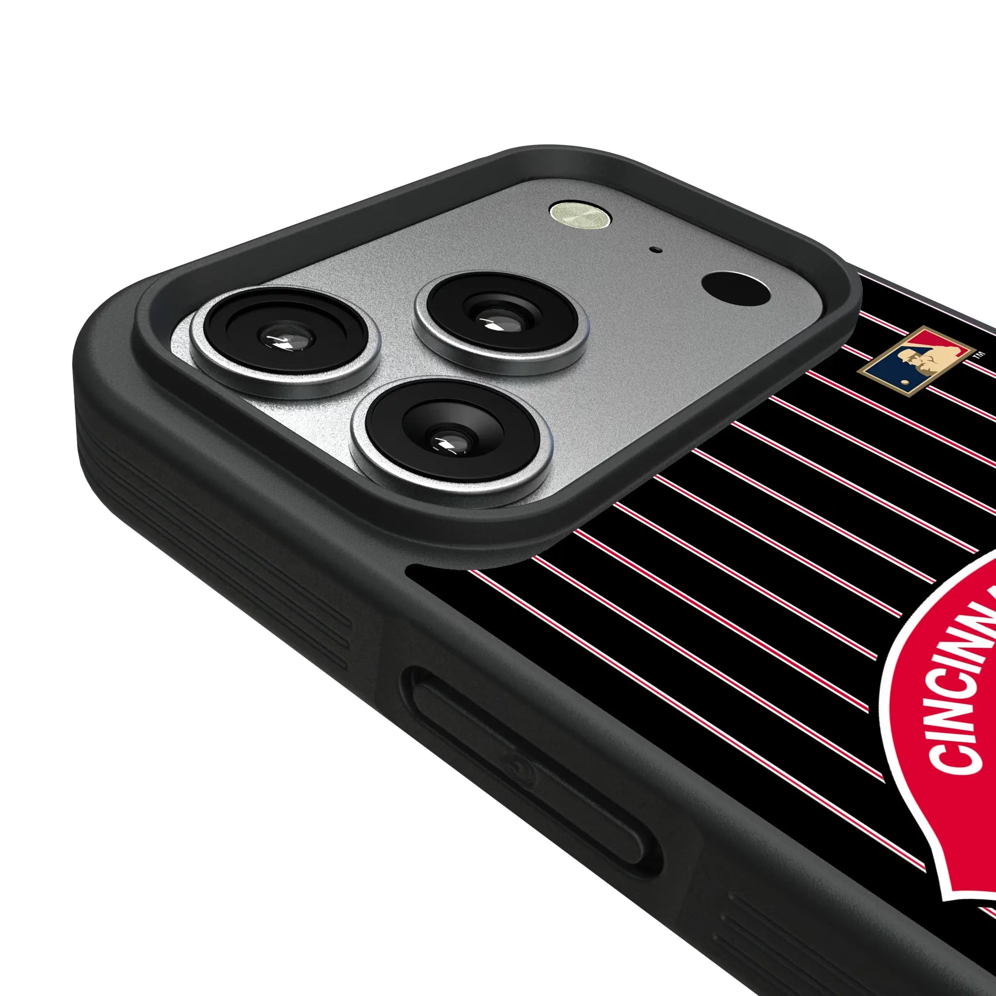 Cincinnati Reds 1974-1992 - Cooperstown Collection Pinstripe Bump Phone Case