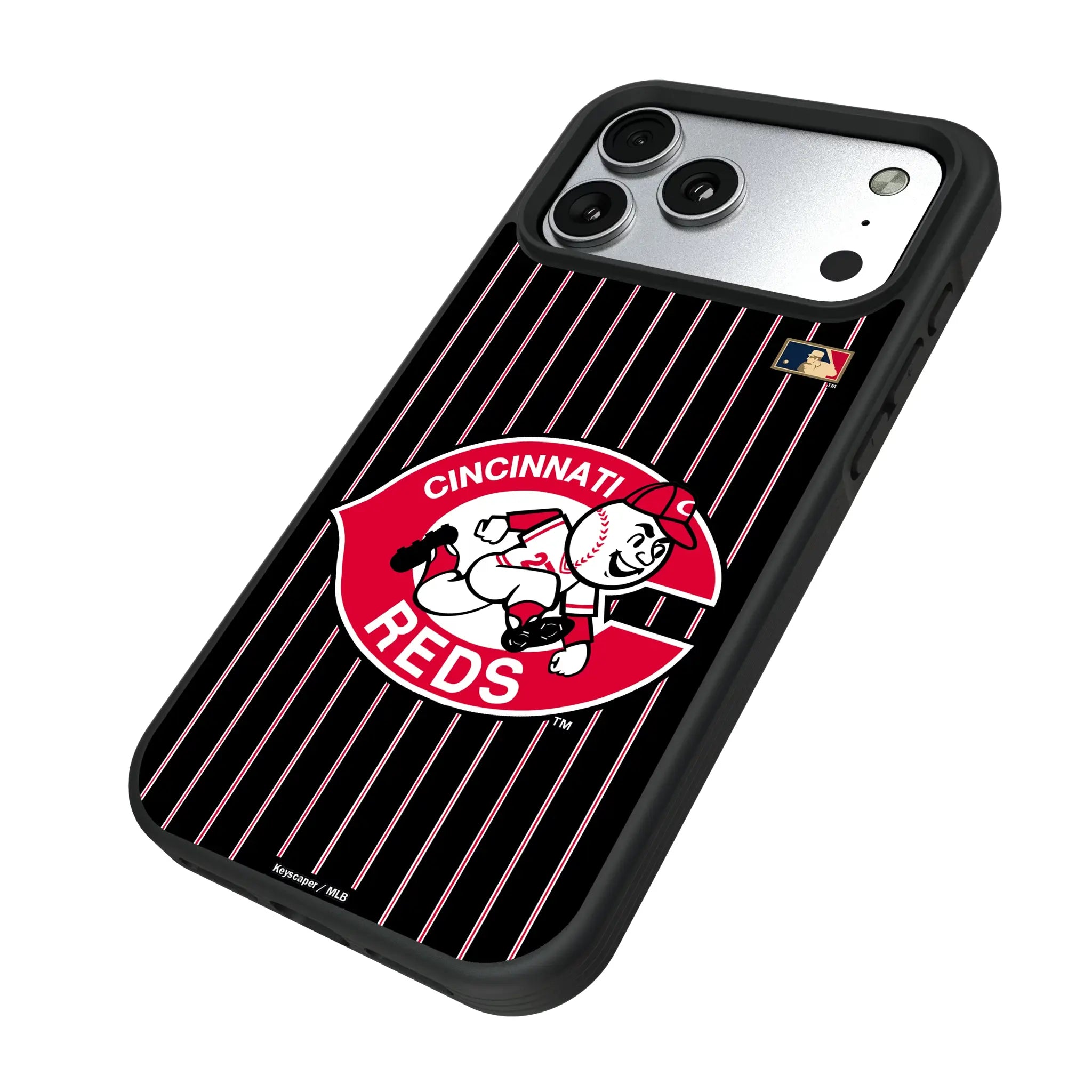 Cincinnati Reds 1974-1992 - Cooperstown Collection Pinstripe Bump Phone Case