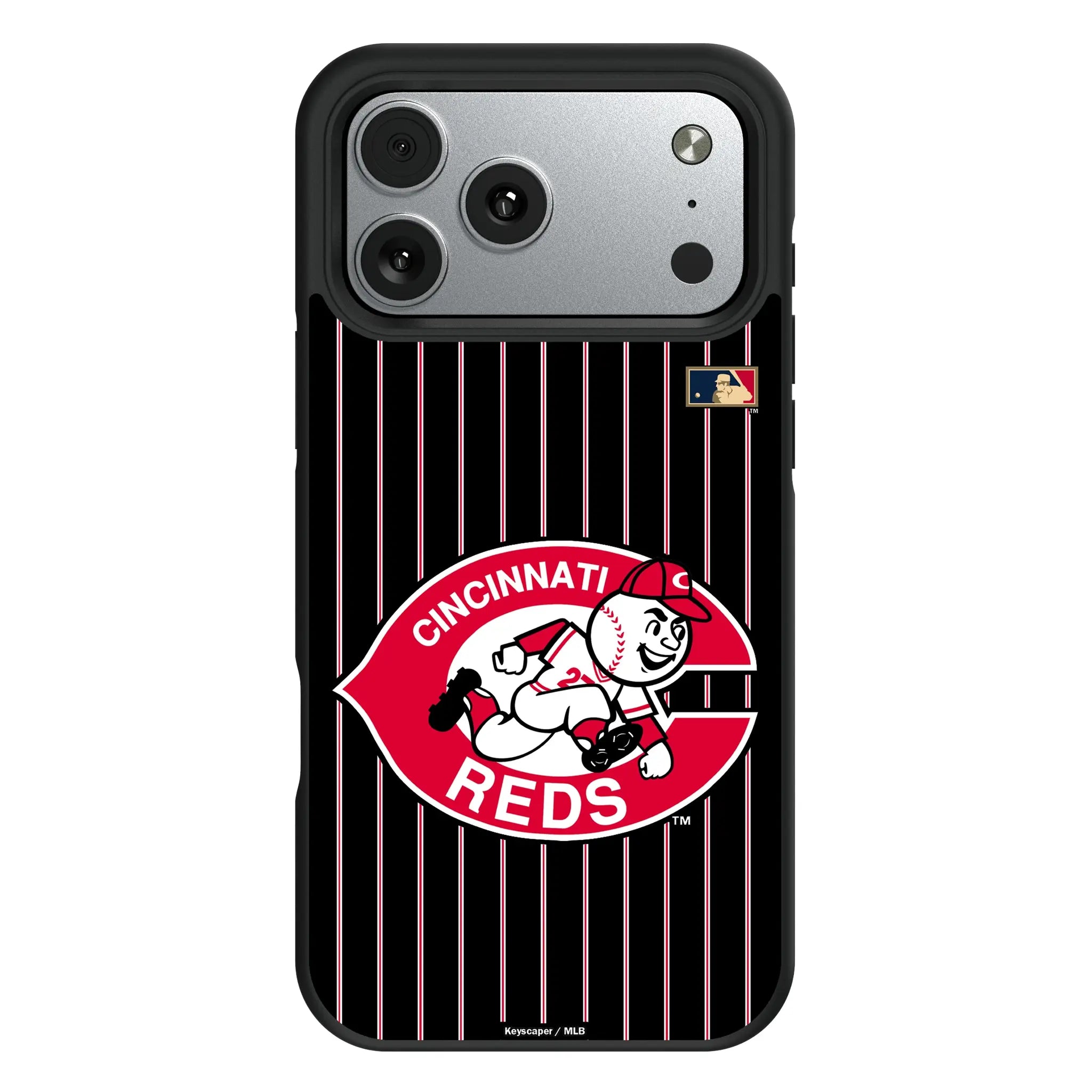 Cincinnati Reds 1974-1992 - Cooperstown Collection Pinstripe Bump Phone Case