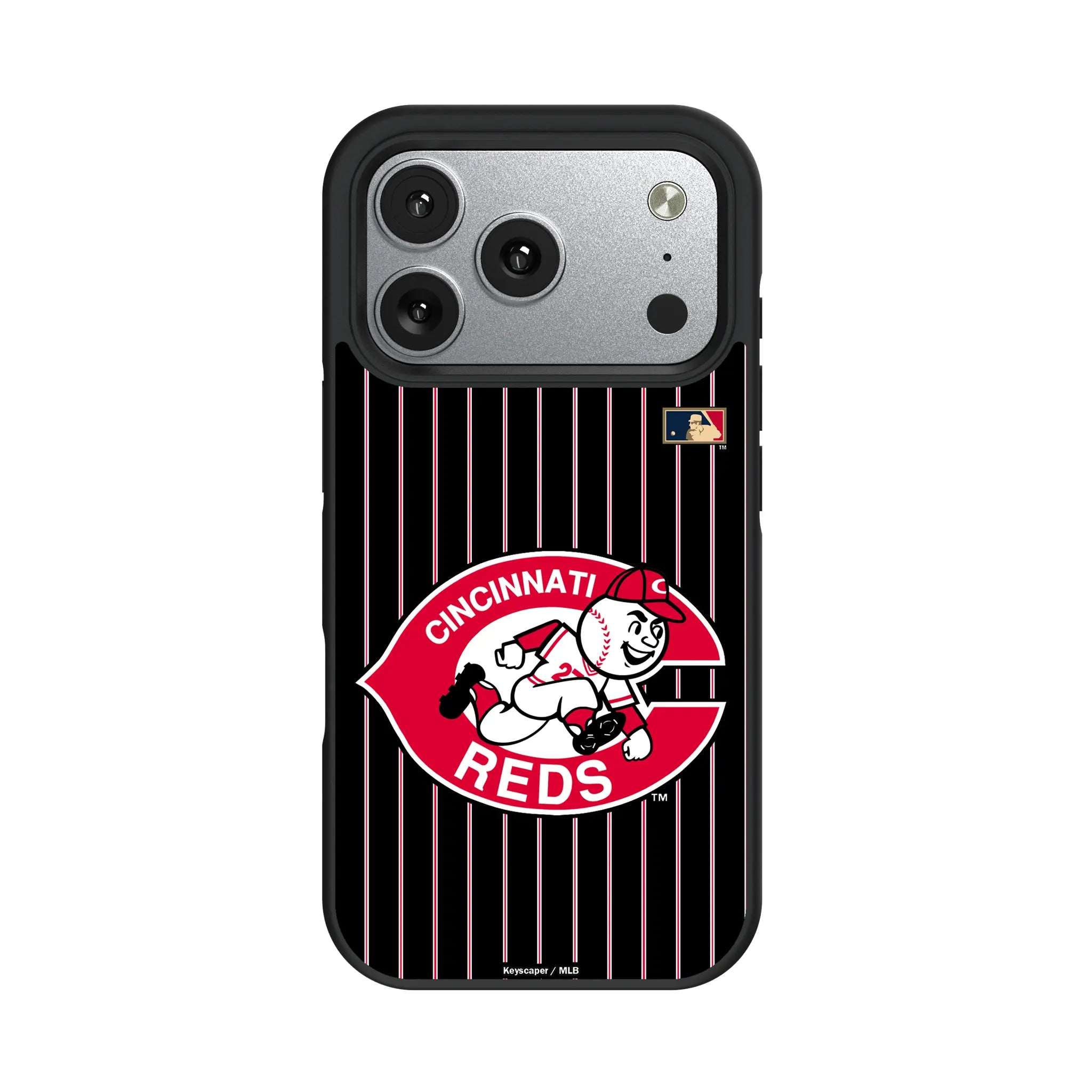 Cincinnati Reds 1974-1992 - Cooperstown Collection Pinstripe Bump Phone Case