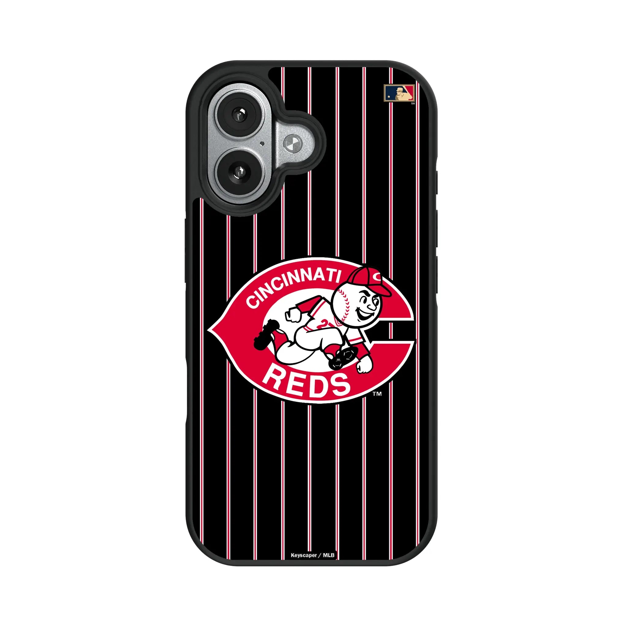 Cincinnati Reds 1974-1992 - Cooperstown Collection Pinstripe Bump Phone Case