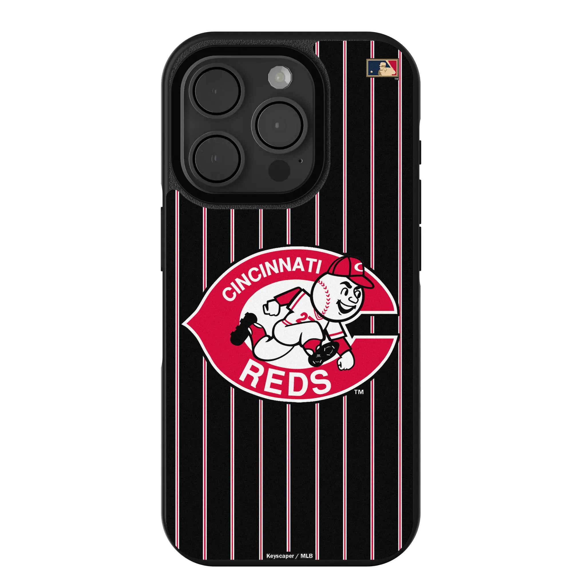 Cincinnati Reds 1974-1992 - Cooperstown Collection Pinstripe Bump Phone Case