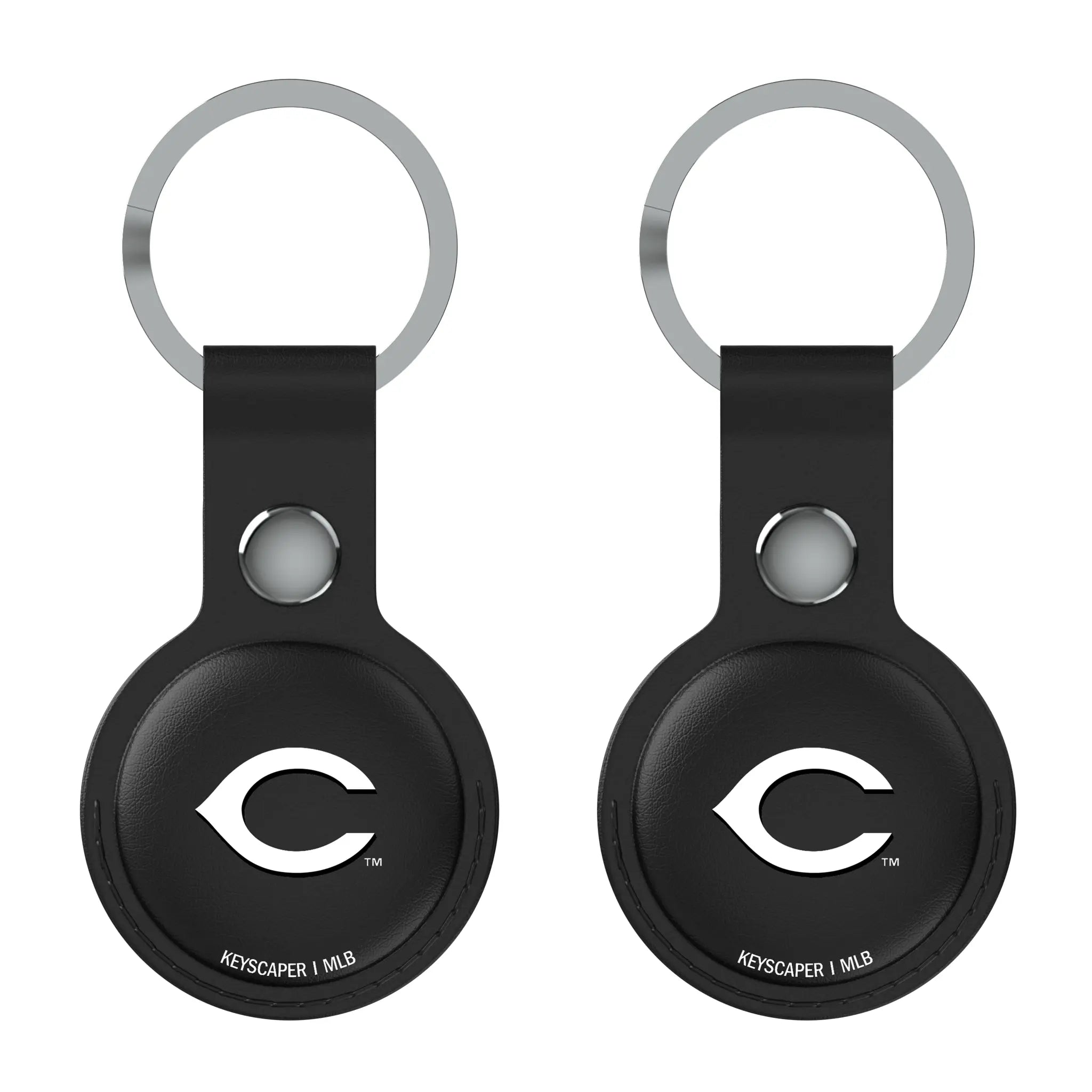 Cincinnati Reds Insignia Black Airtag Holder 2-Pack