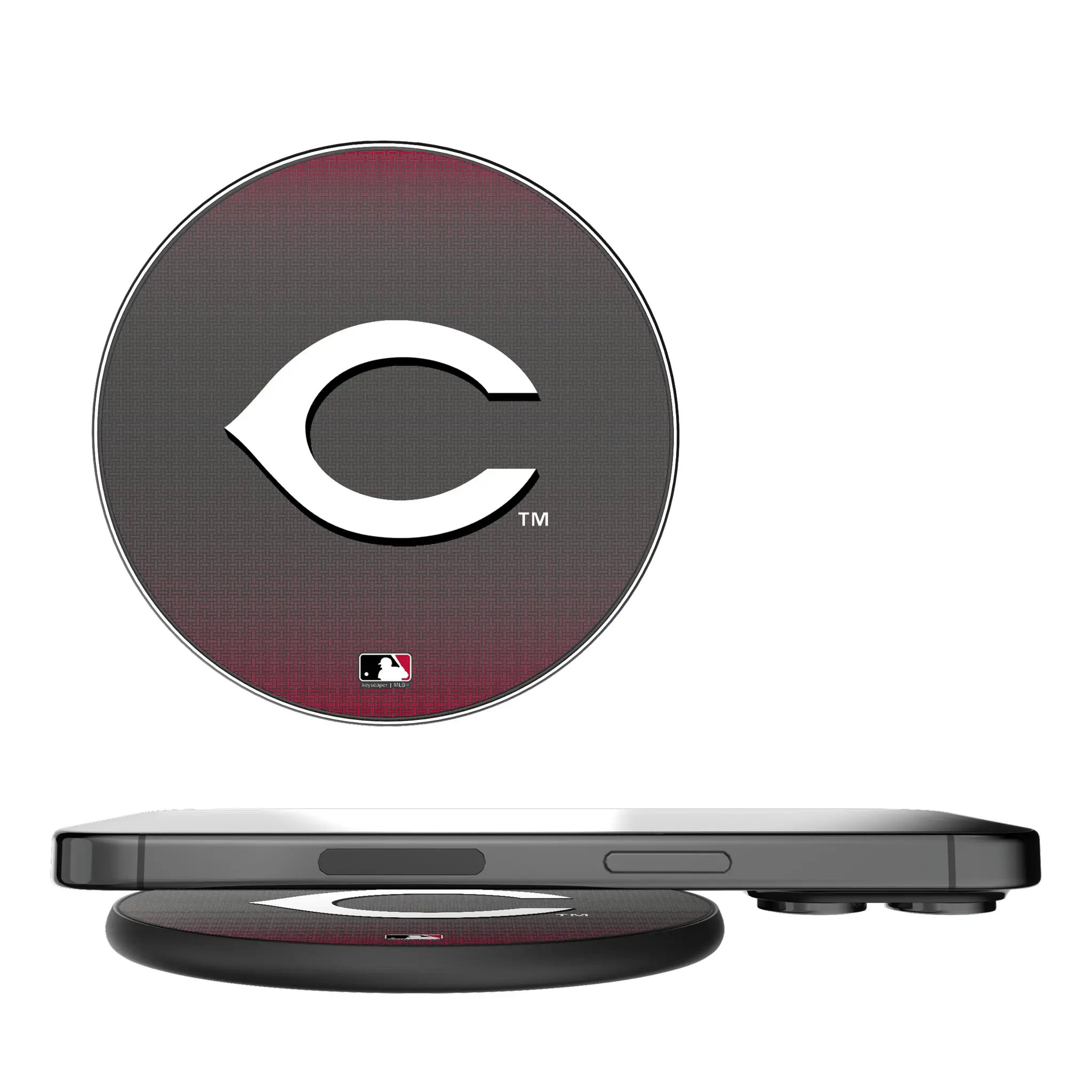Cincinnati Reds Linen 15-Watt Wireless Charger