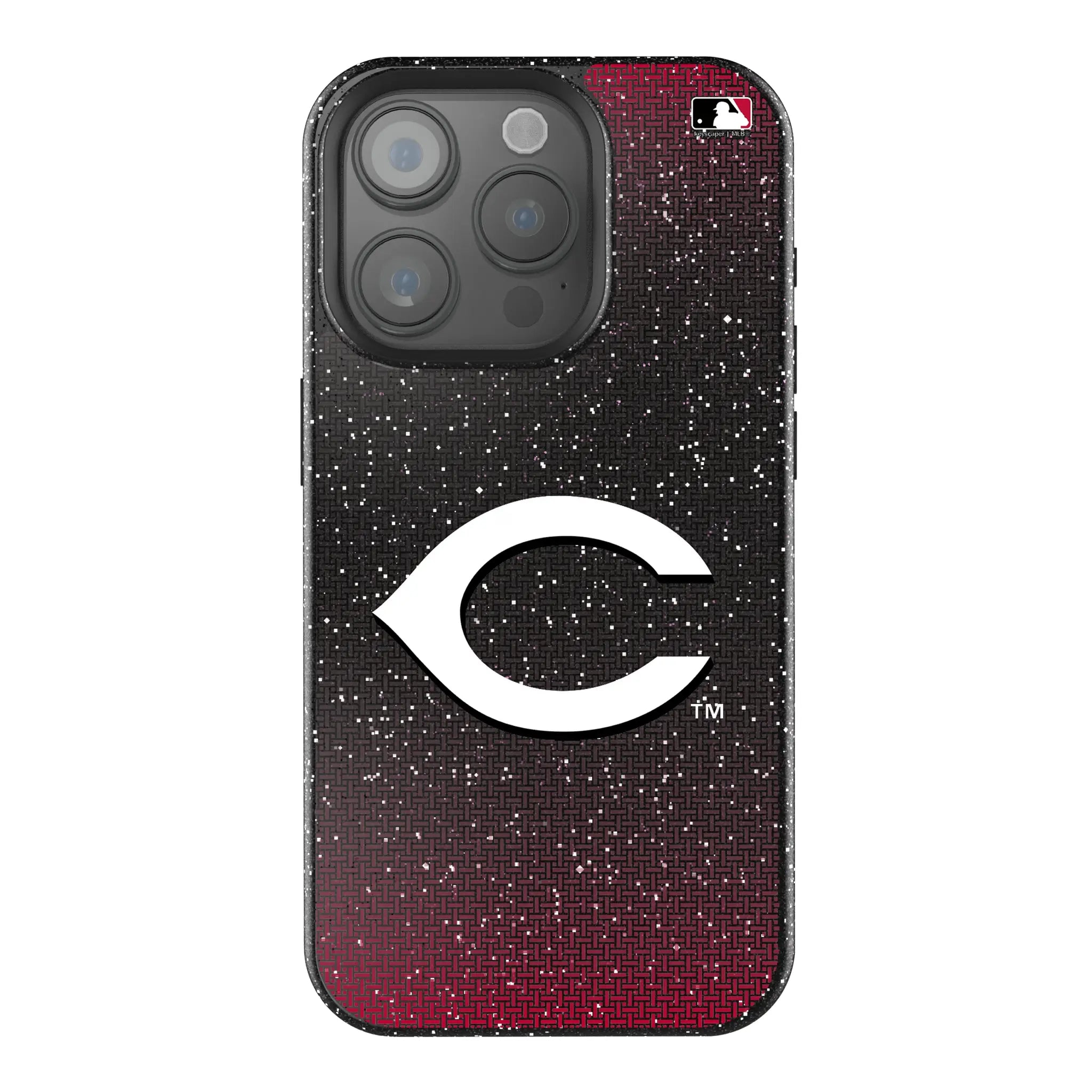Cincinnati Reds Linen Bling Phone Case for Apple iPhone