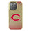 Cincinnati Reds Linen Bling Phone Case for Apple iPhone