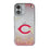 Cincinnati Reds Linen Glitter Phone Case