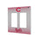 Cincinnati Reds Linen Hidden-Screw Light Switch Plate