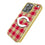 Cincinnati Reds Plaid Bling Phone Case