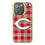 Cincinnati Reds Plaid Bling Phone Case