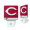 Cincinnati Reds Stripe Night Light 2-Pack